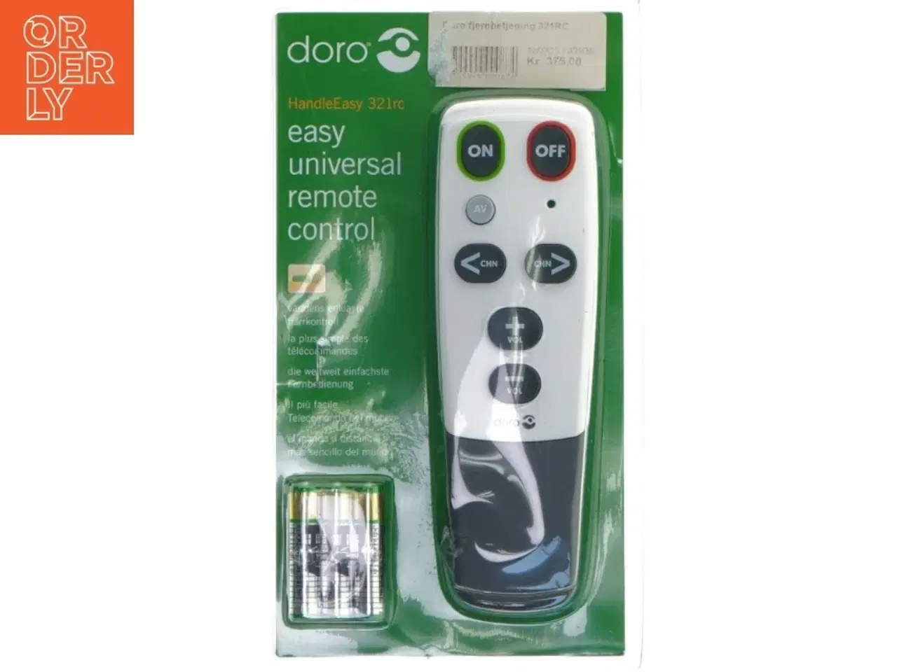Billede 1 - Doro universal fjernbetjening fra Doro