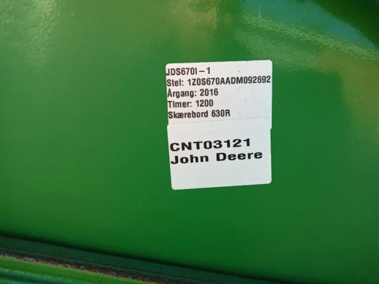 Billede 17 - John Deere 30" Skærebord