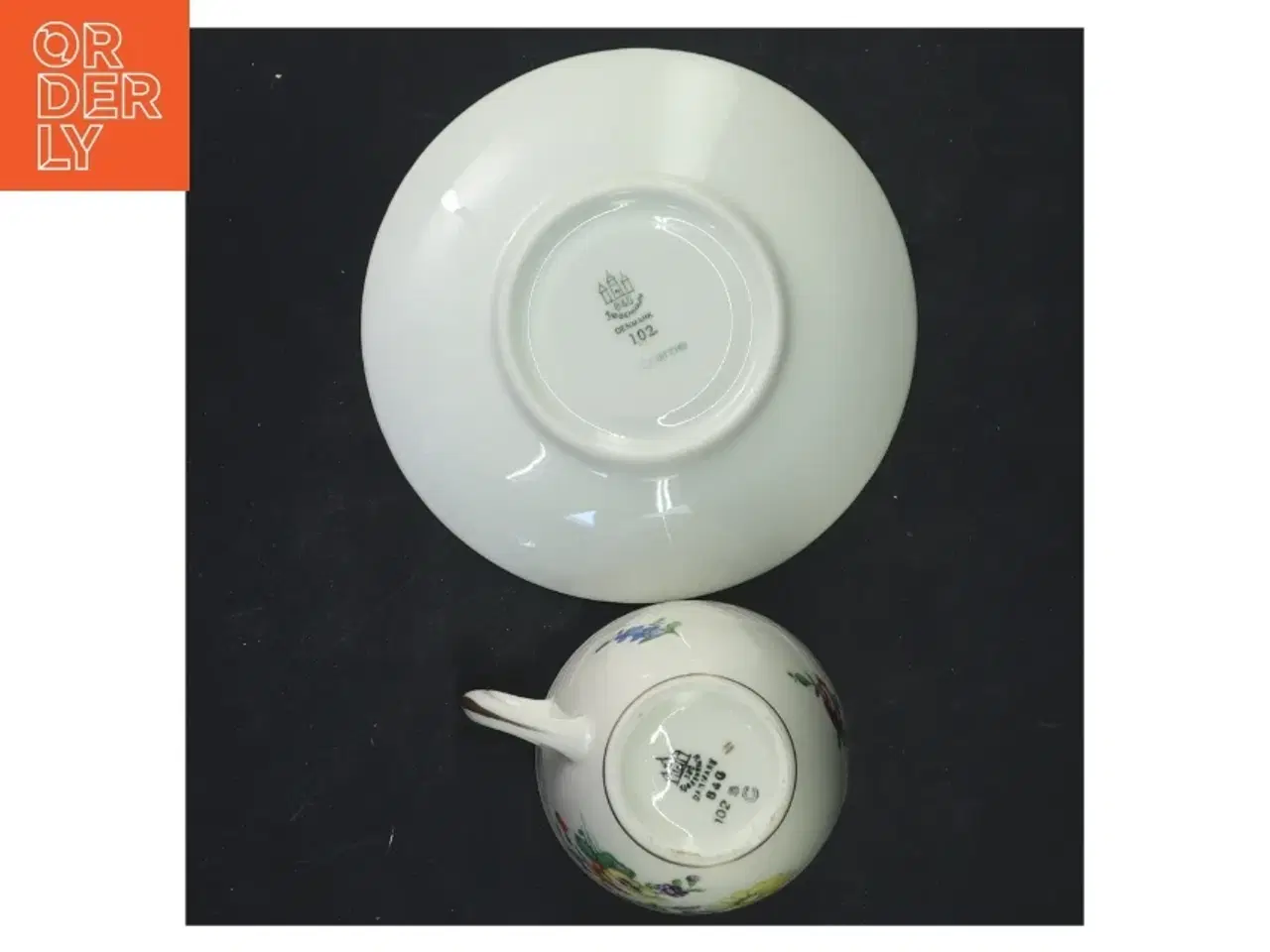 Billede 3 - B&G Saksisk Blomst kaffekop 102 (str. 6x9,5&ø13,5 cm)