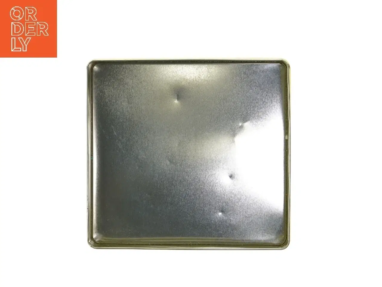 Billede 6 - Dekorativ metalæske med København-motiv (str. 5,5x22x23,5 cm)