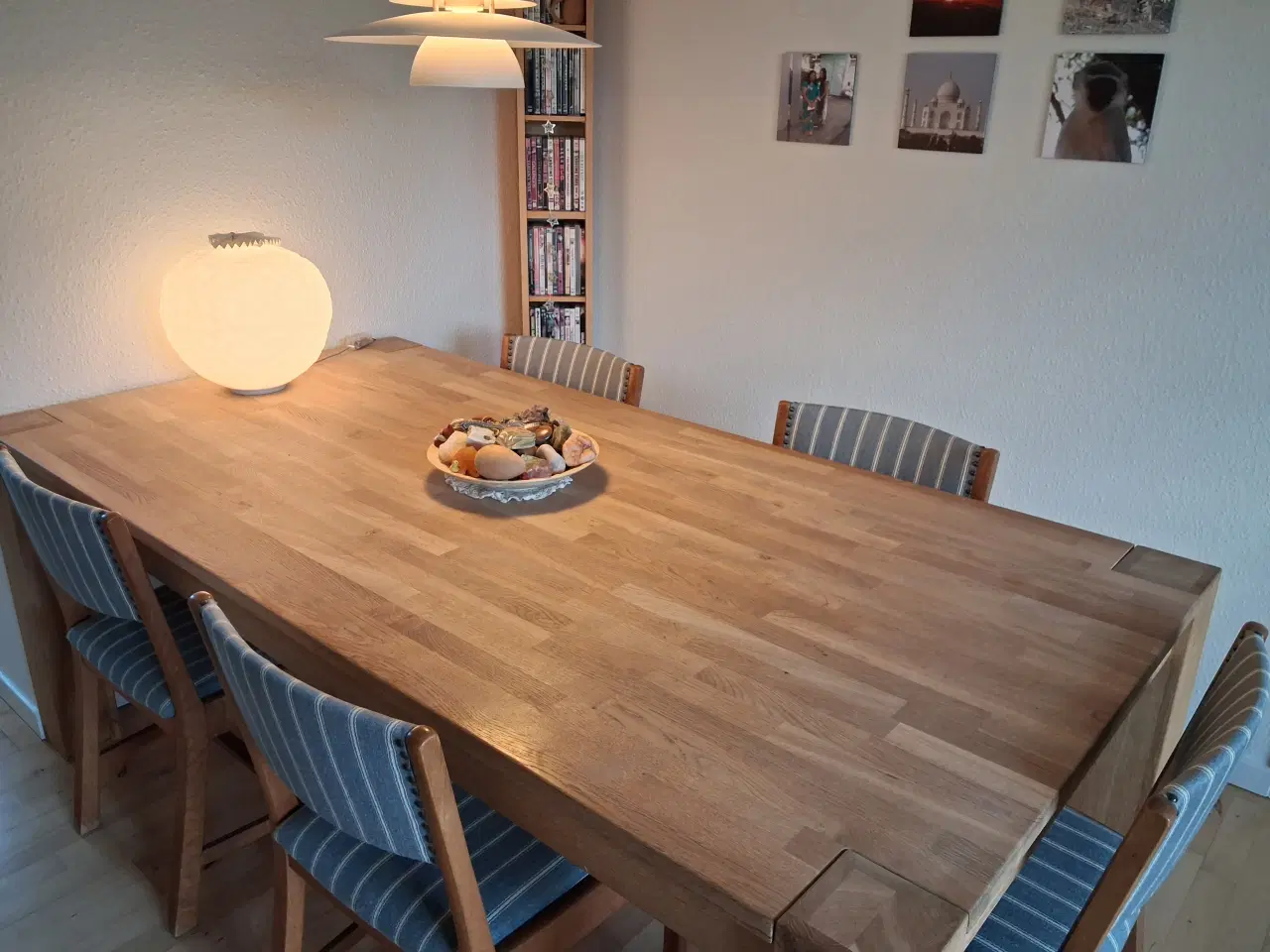 Billede 2 - Stort spisebord i egetræ