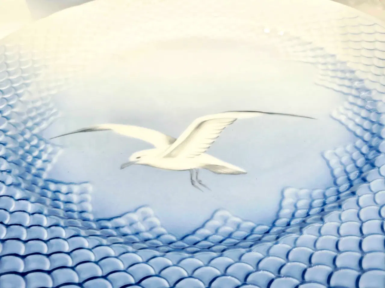 Billede 4 - Mågestel Dækketallerken uden guldkant Porcelæn