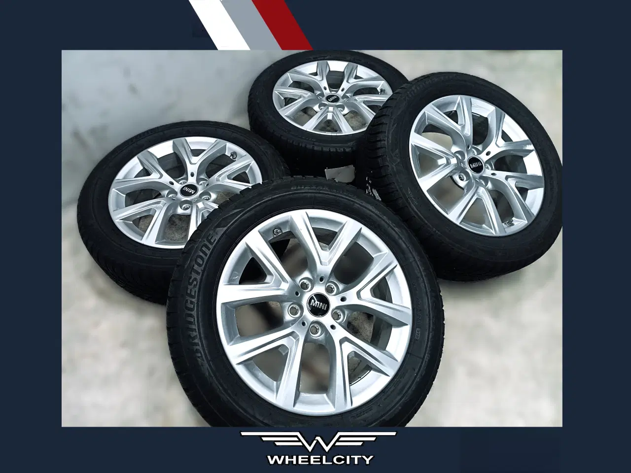 Billede 1 - 5x112 17" ET39 nav 66,6ø MINI/BMW vintersæt inkl.T