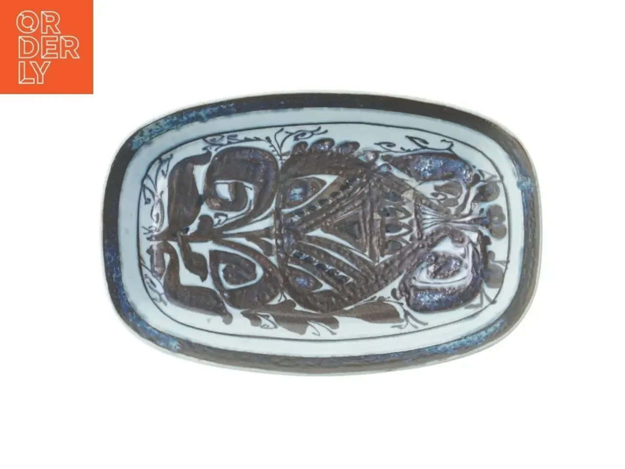 Billede 1 - Royal Copenhagen Aluminia fad (str. 26,5x17 cm) fra Aluminia