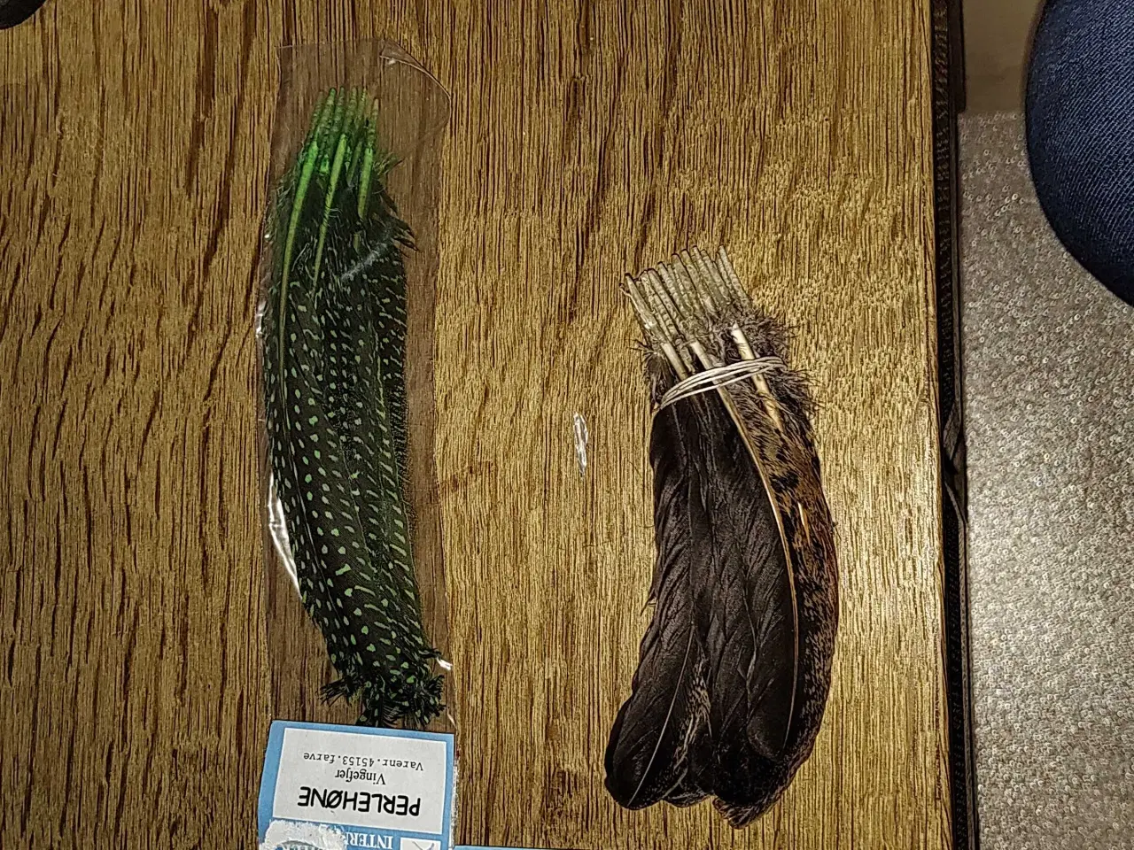 Billede 1 - Fjer til flue-binding 