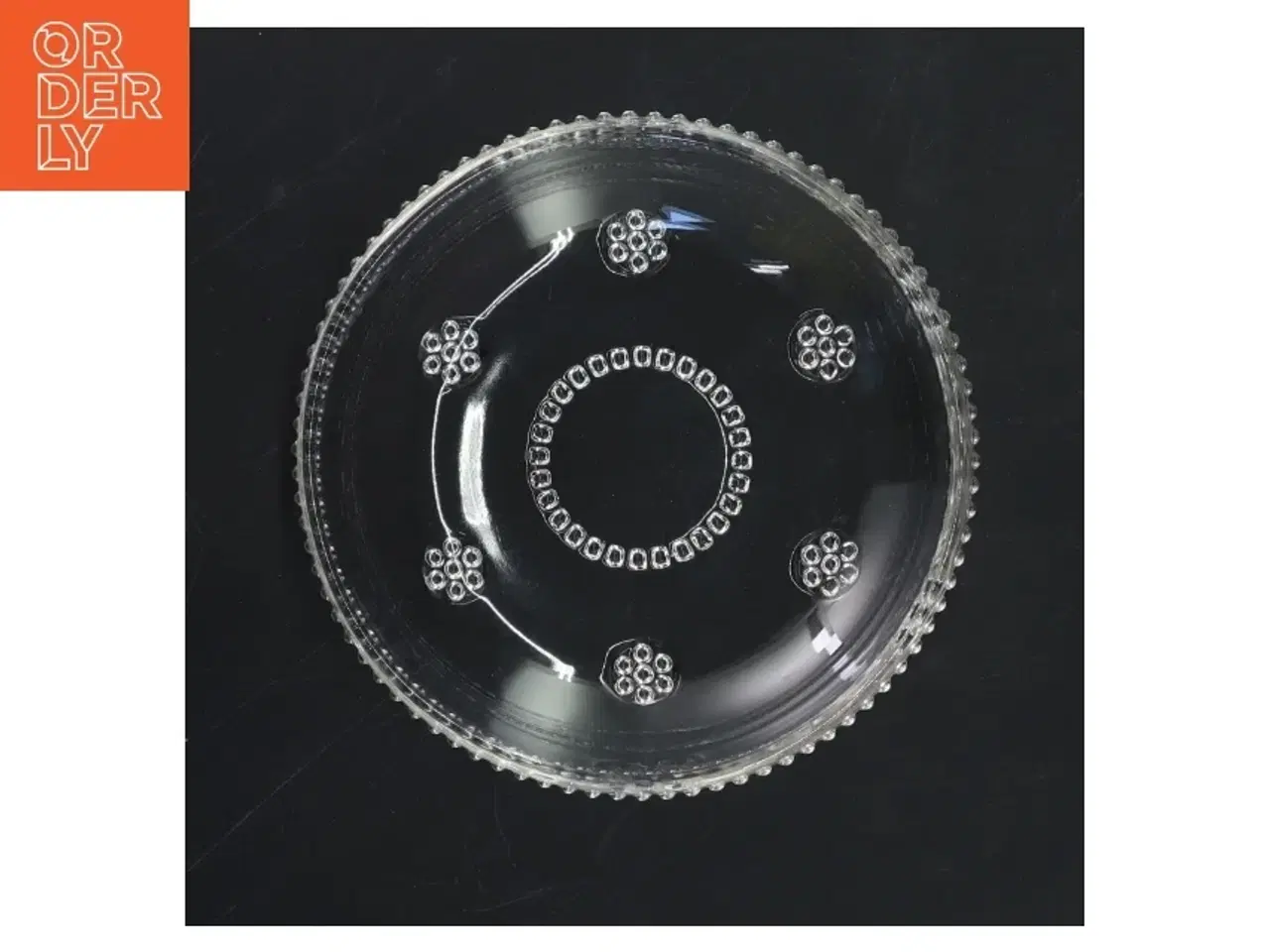 Billede 2 - Glasskåle med dekoration (str. Ø. 15 cm. 5 styk)