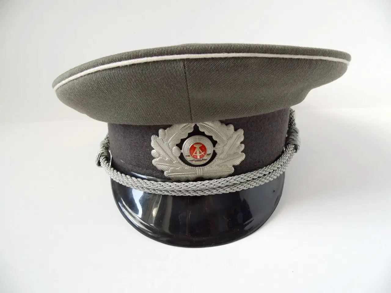 Billede 1 - DDR NVA officer kasket str. 56