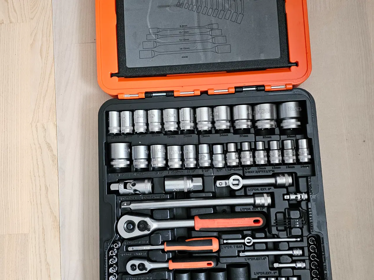 Billede 1 - Bahco topnøglesæt S 87+7 1/4¨ 1/2 ¨