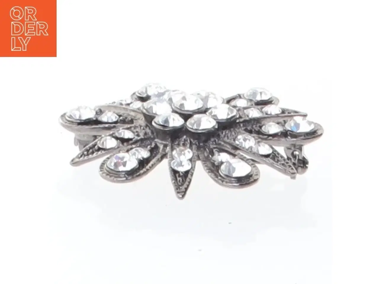 Billede 3 - Broche med sten (str. 4,5 cm)