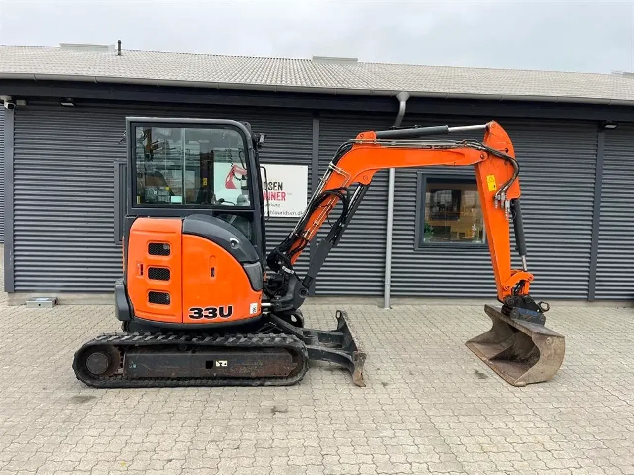 Billede 1 - Hitachi ZX33u-5a  med hydraulisk skovlskifte