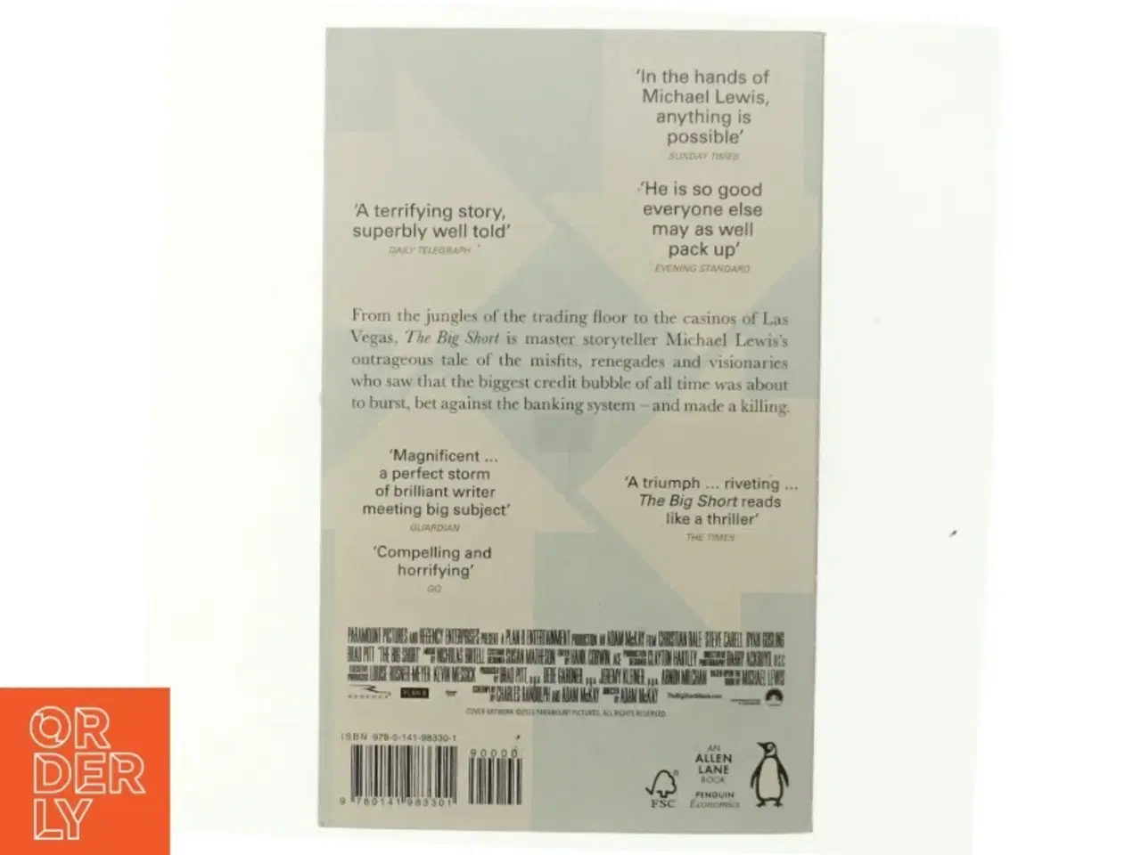 Billede 3 - The Big Short : inside the doomsday machine af Michael Lewis (Bog)