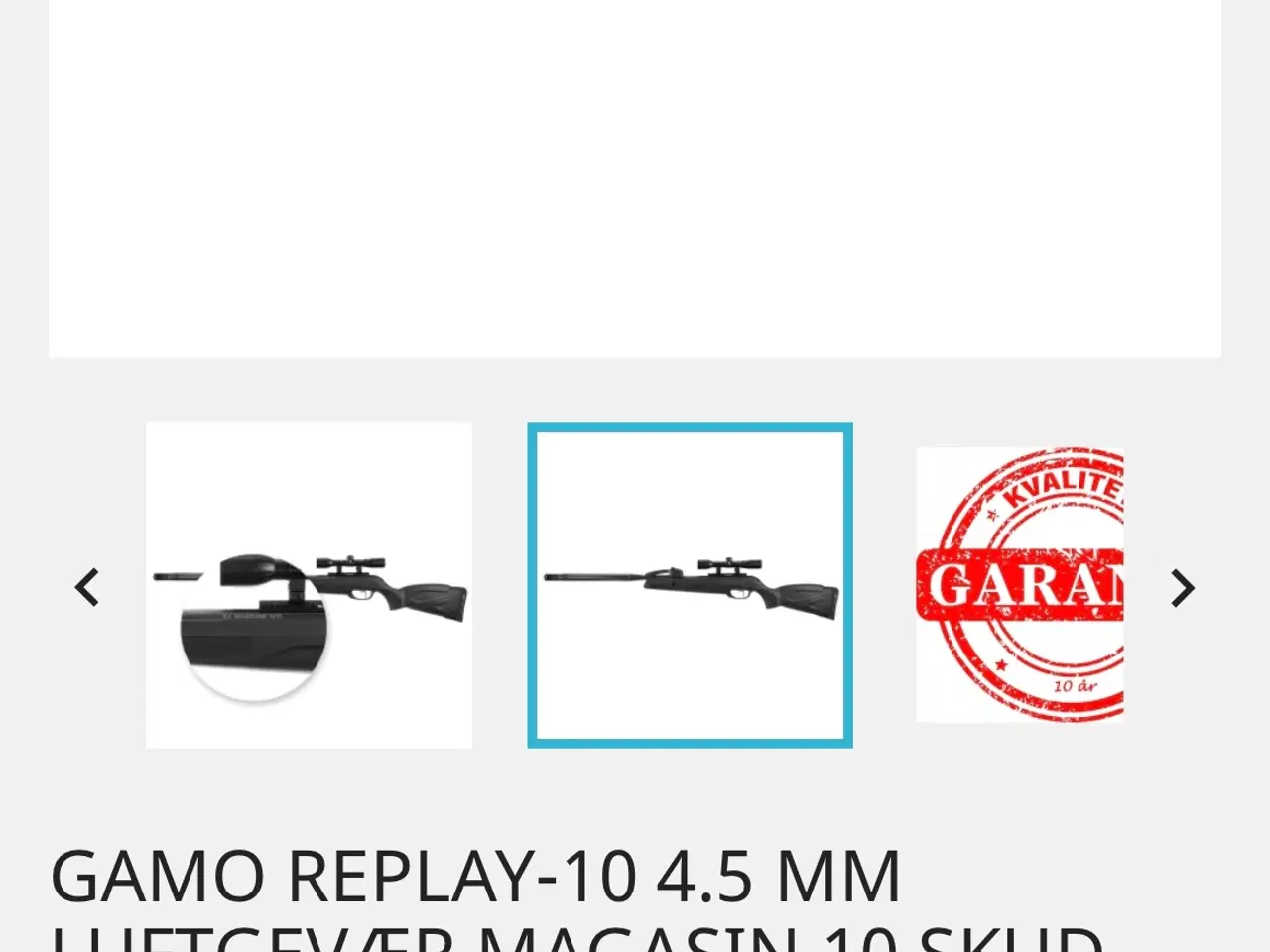 Billede 5 - GAMO REPLAY-10 4.5 MM 10 Skud