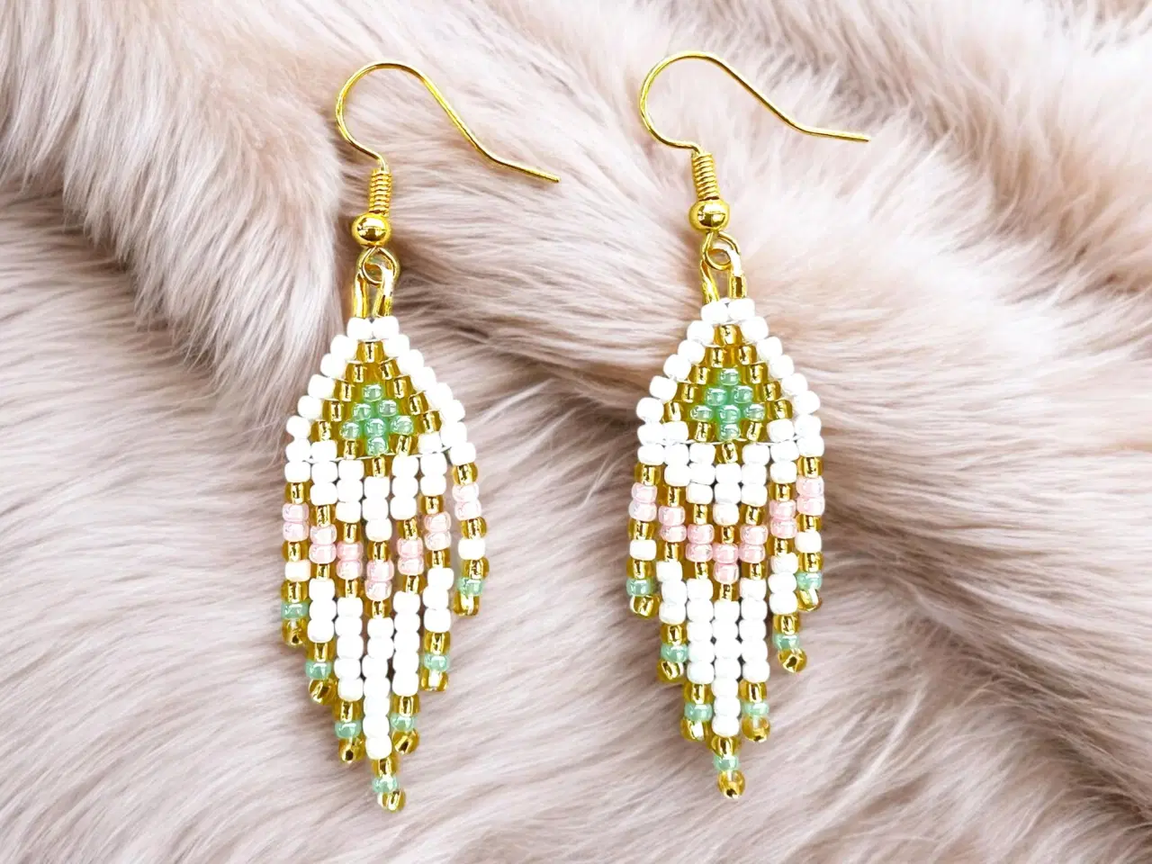 Billede 3 - Grønlandske perle øreringe