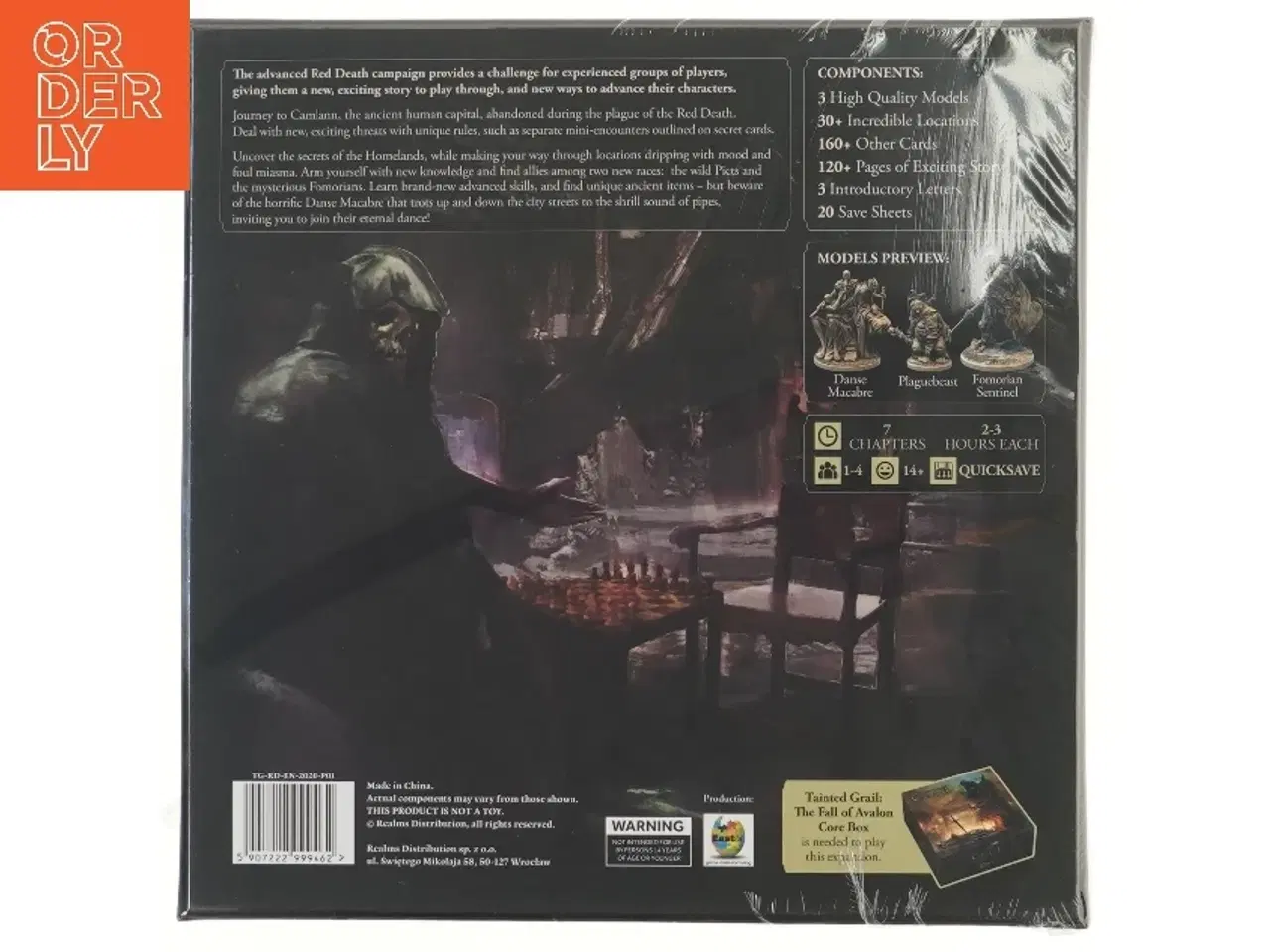 Billede 2 - Tainted Grail Red Death brætspilsudvidelse (str. 31x31 cm)