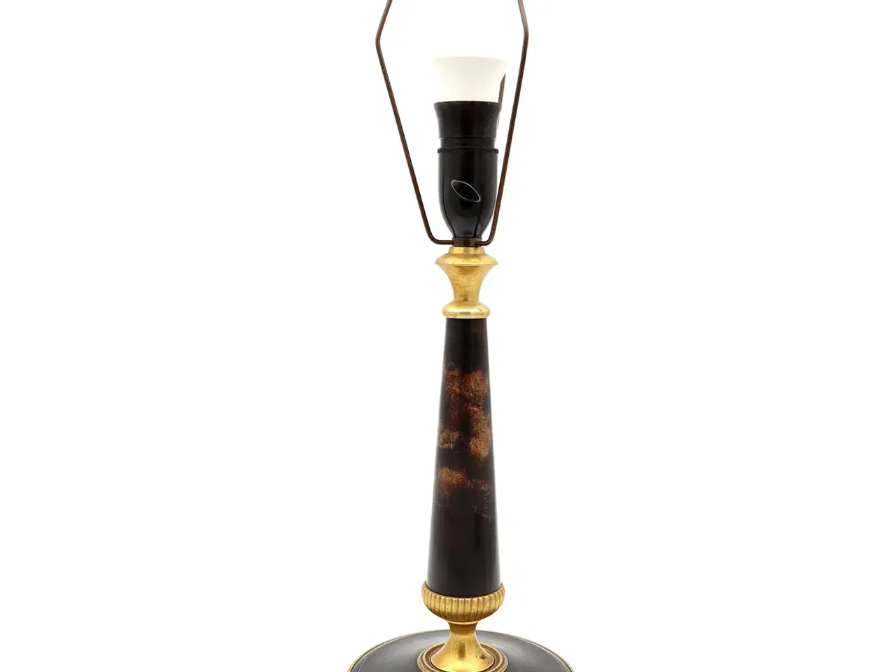Billede 2 - Antik elegant empirestil messing bordlampe 1930'ne