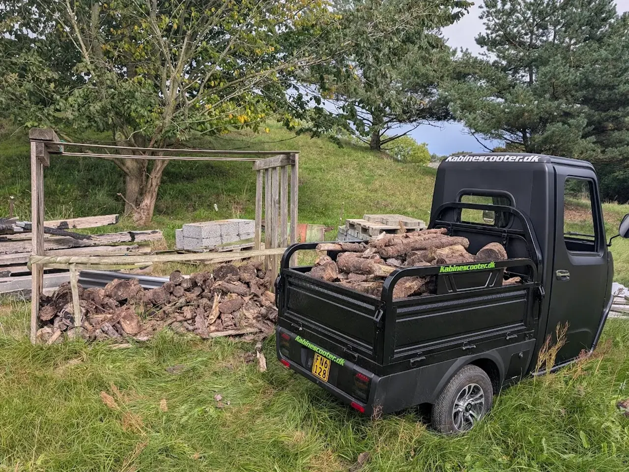 Billede 4 - Kabinescooter BACH Pick-up sort lille knallert