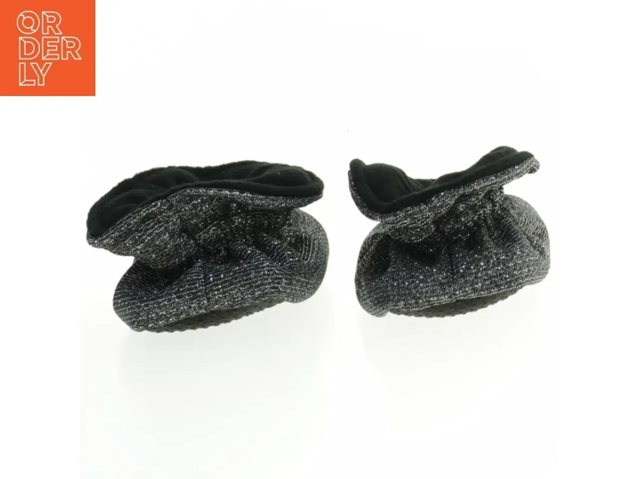 Billede 4 - Babysko i glitterstof (str. 13 cm)