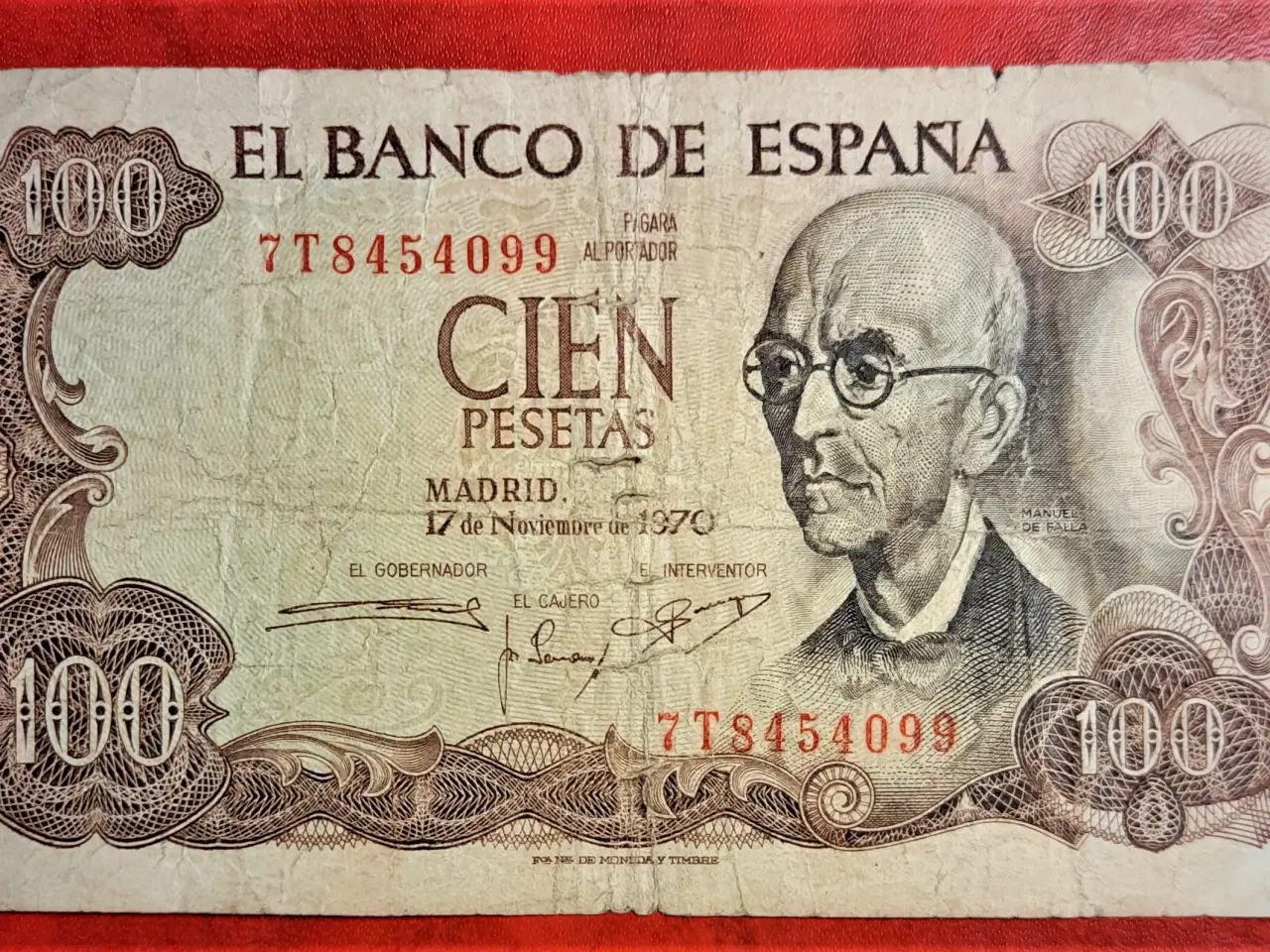 Billede 1 - SPANIEN SPAIN 100 PESETAS 1970 + 1000 PESETAS 1992