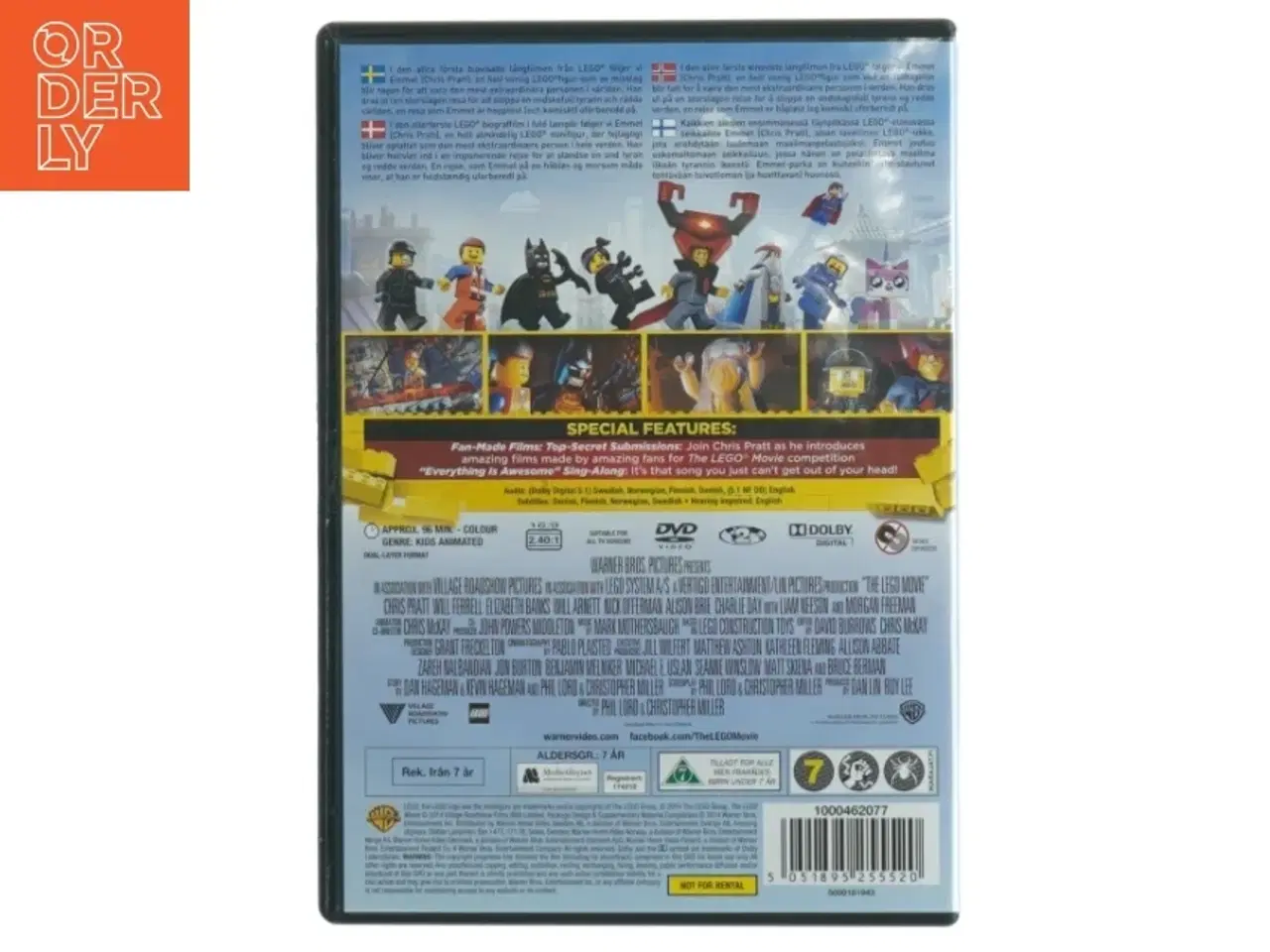 Billede 3 - The LEGO Movie DVD fra Lego