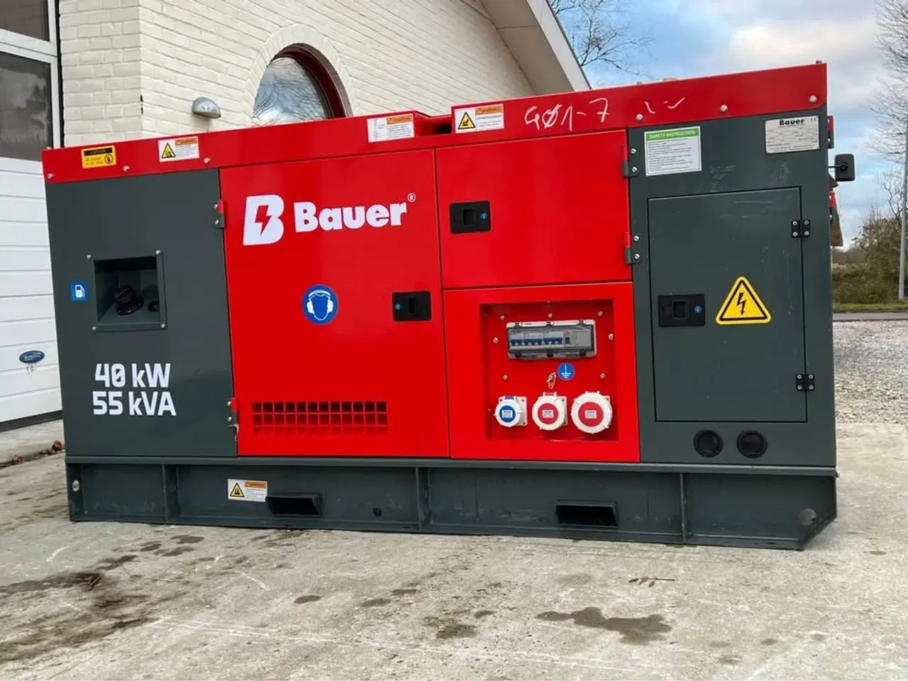 Billede 1 - Bauer Diesel Generator 40 KW/55 KVA