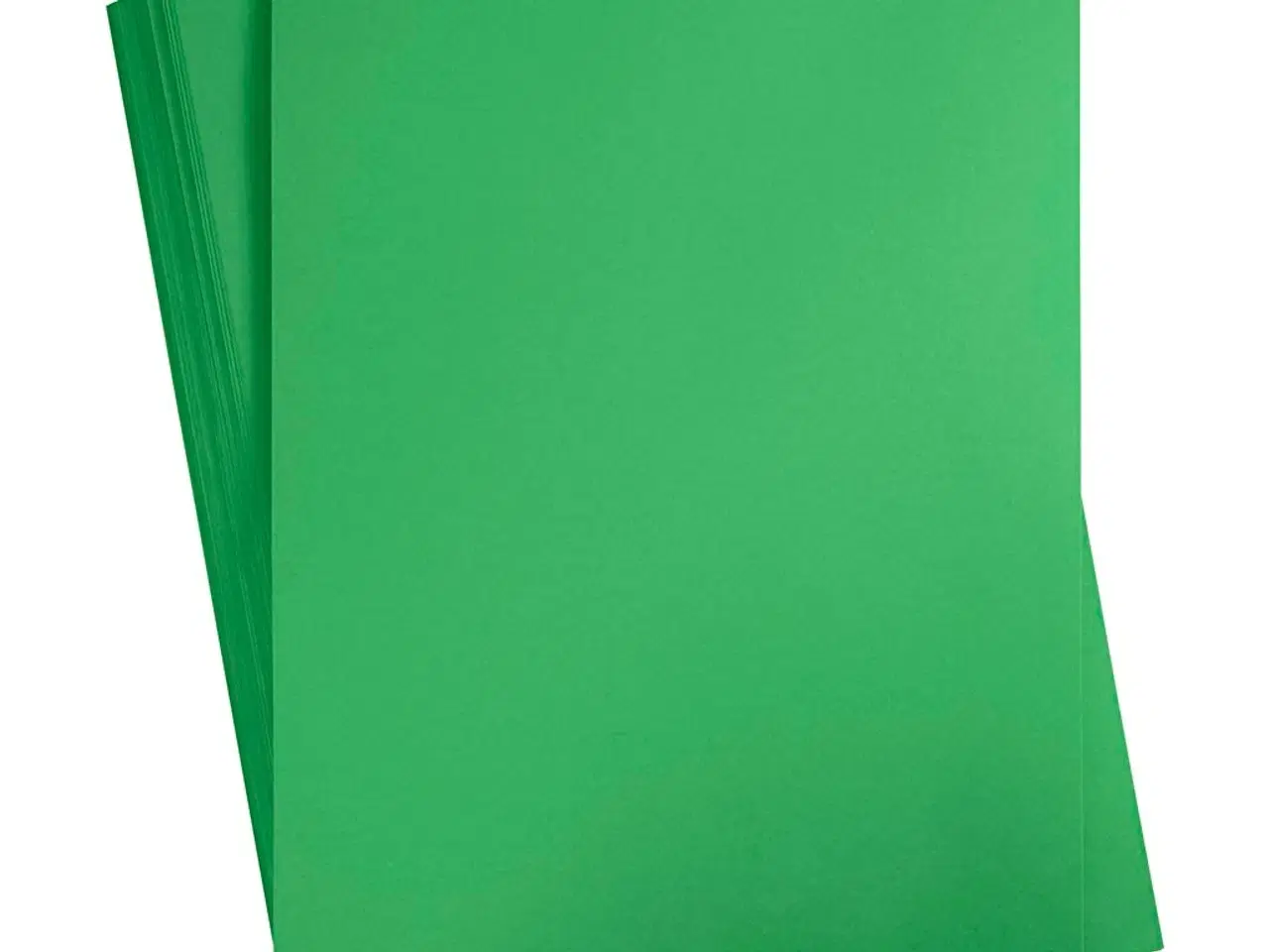 Billede 1 - Græsgrøn A2 Karton 180g - 100 ark til kreative projekter