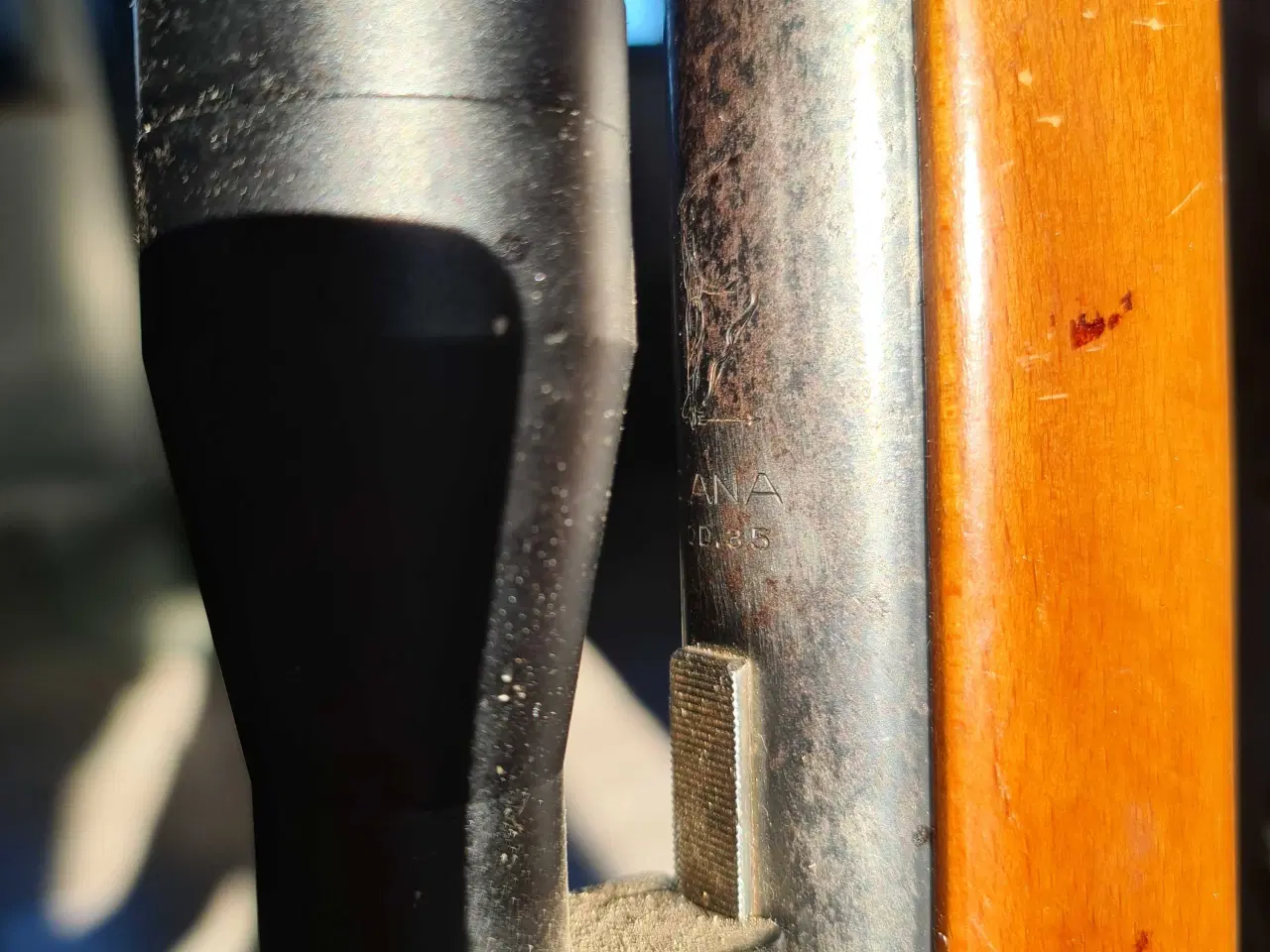 Billede 8 - Gammelt diana 35 luftgevær med kikkert sigte