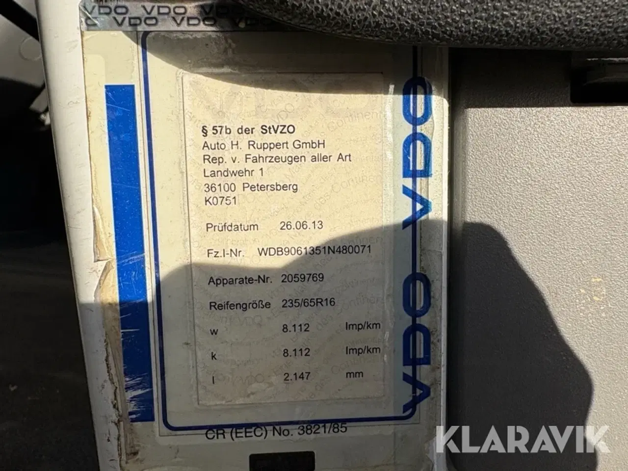 Billede 11 - Varebil Mercedes-Benz Sprinter 316 cdi