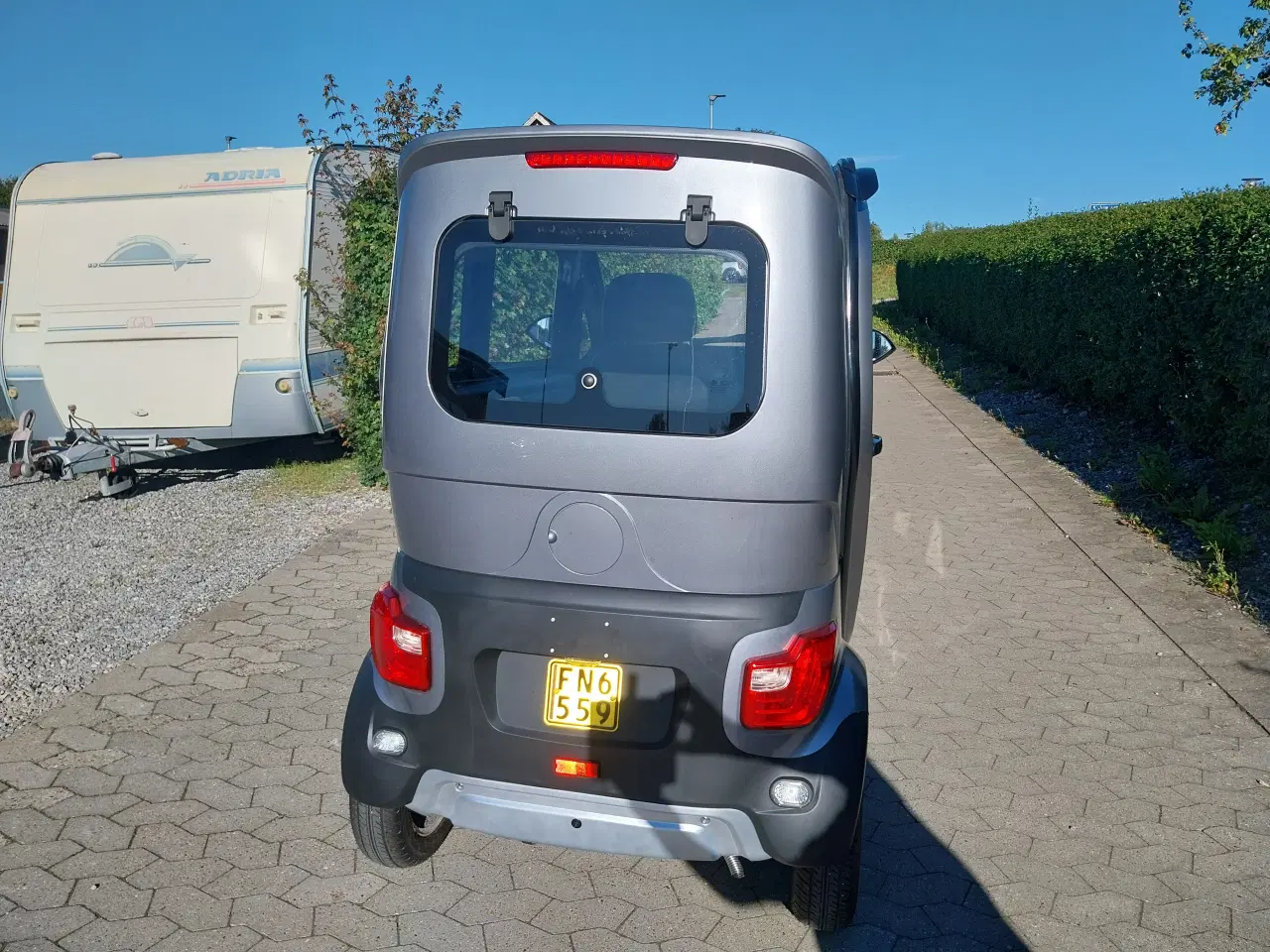 Billede 2 - Kabinescooter Bach 26 delux S100 metal grå 