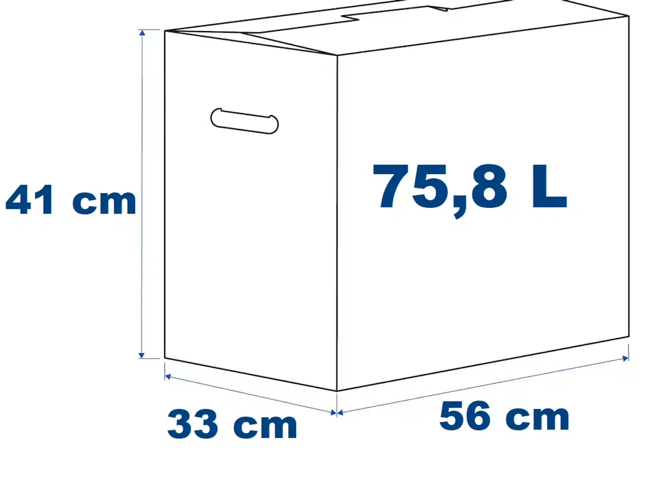 Billede 4 - 35 Flyttekasser 75,8L / 30KG Moving Boxes