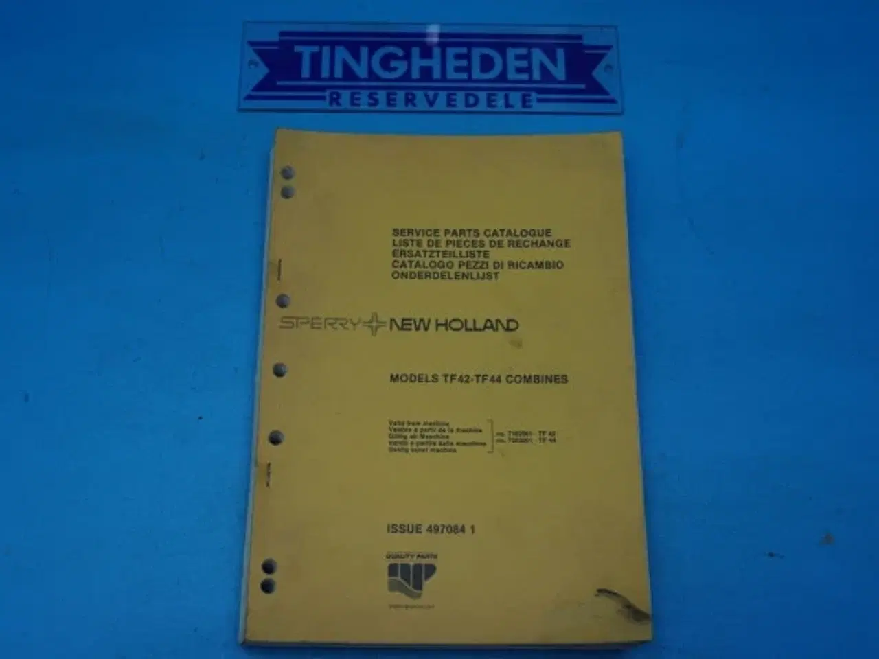 Billede 1 - New Holland TF44 - TF42 Reservedelskatalog