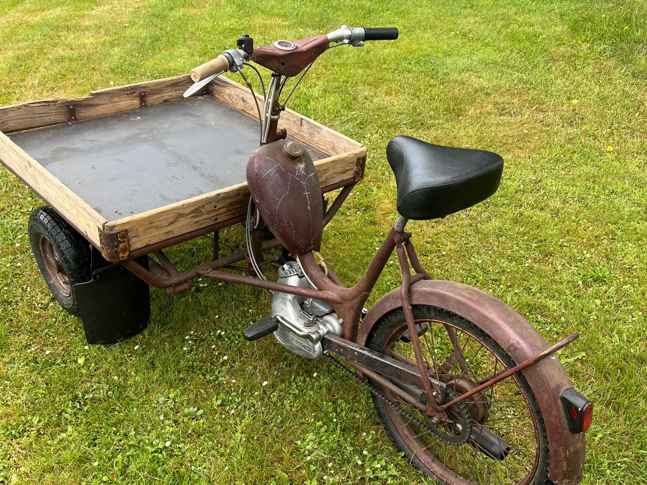 Billede 4 - Flakmoped / ladknallert. 