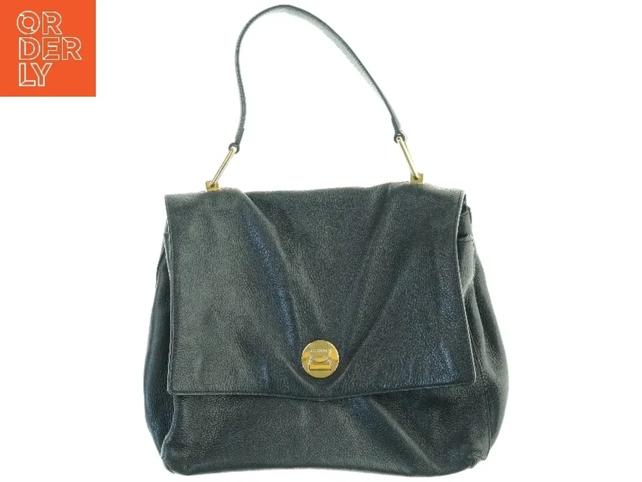 Billede 1 - Liya Sort skuldertaske i læder fra Coccinelle (str. 35 x 32 cm)