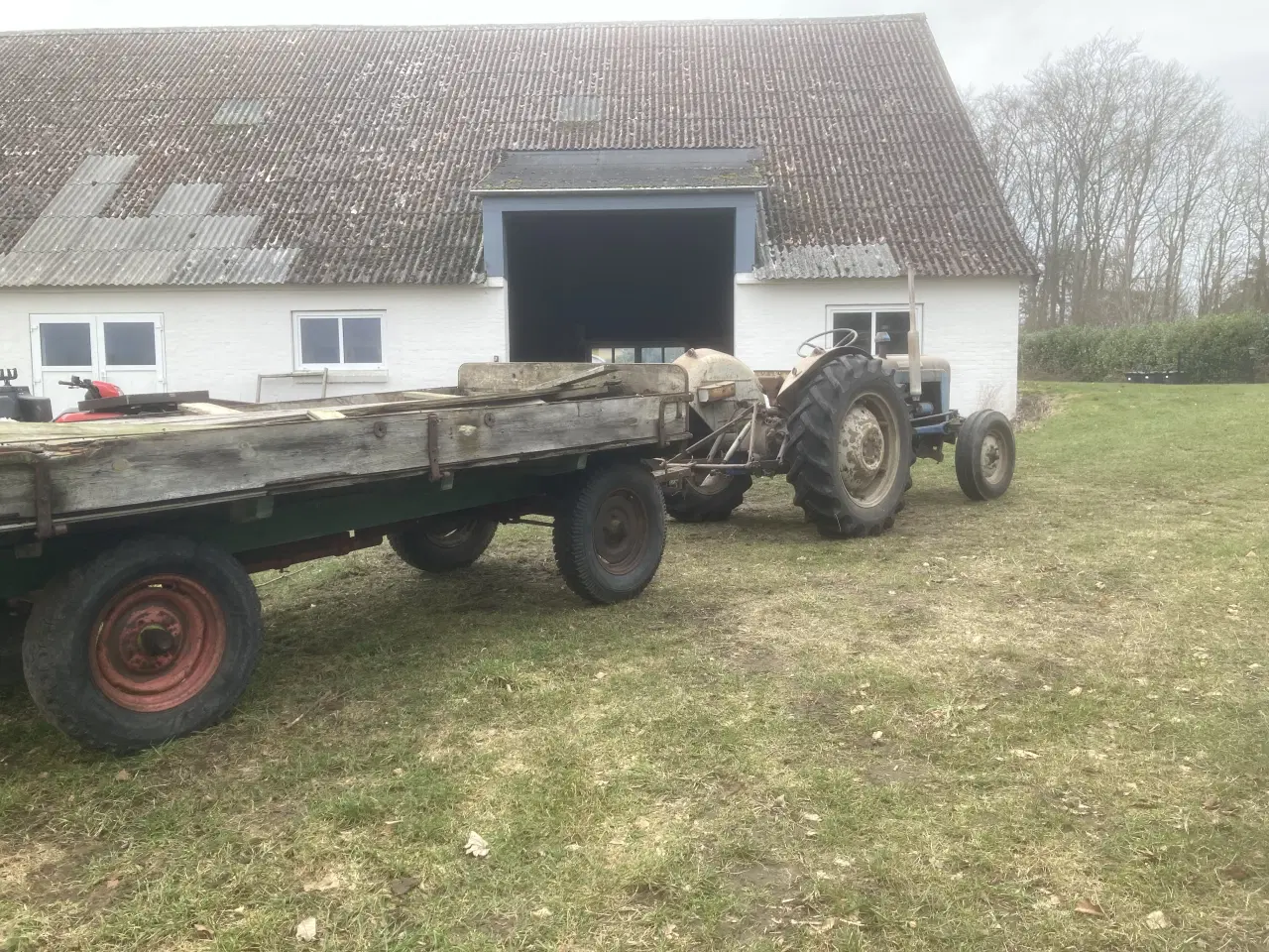 Billede 4 - 4 Hjulet gammel gummivogn