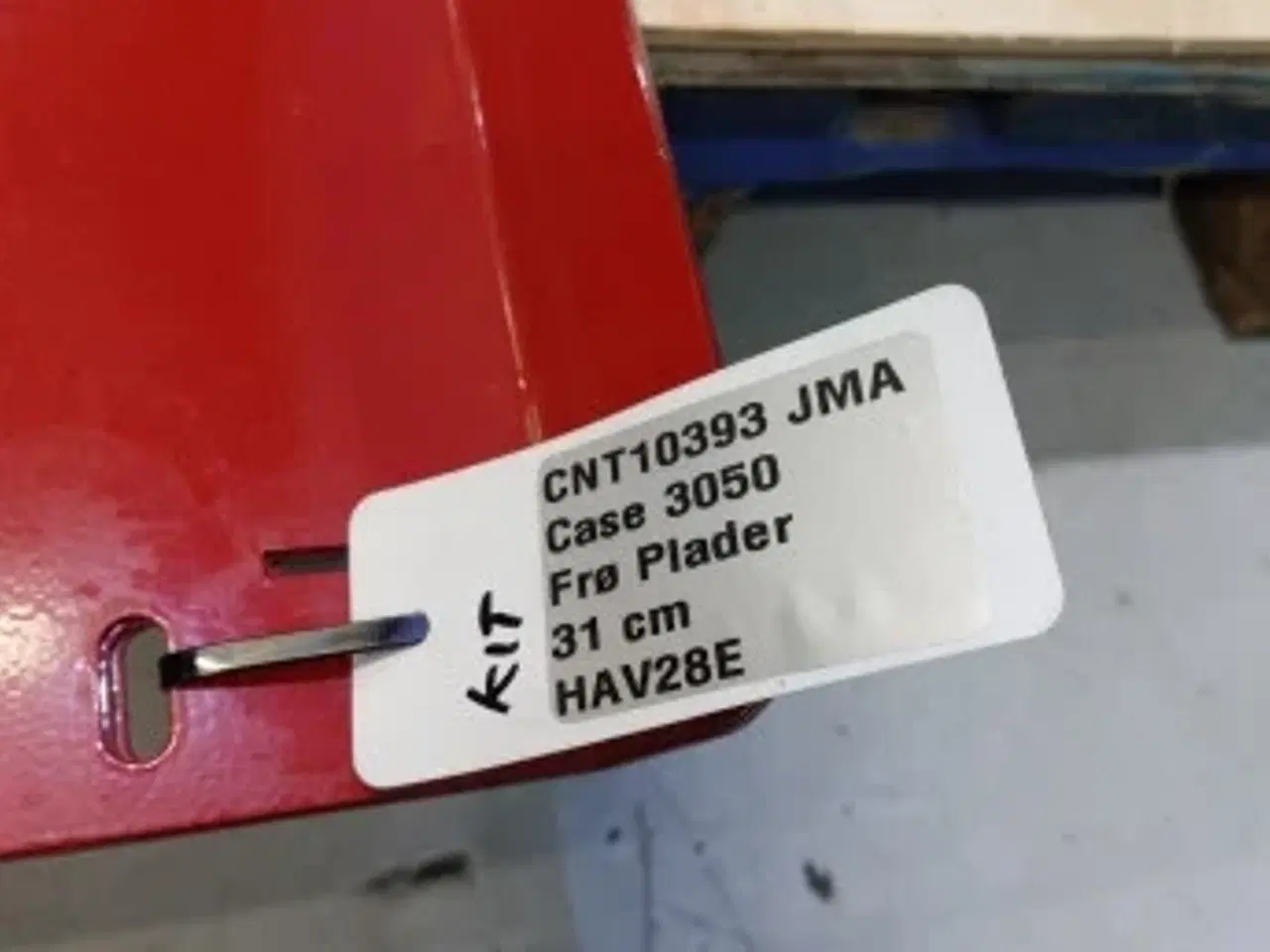 Billede 10 - Case 3050 Frø Plader Kit 31cm