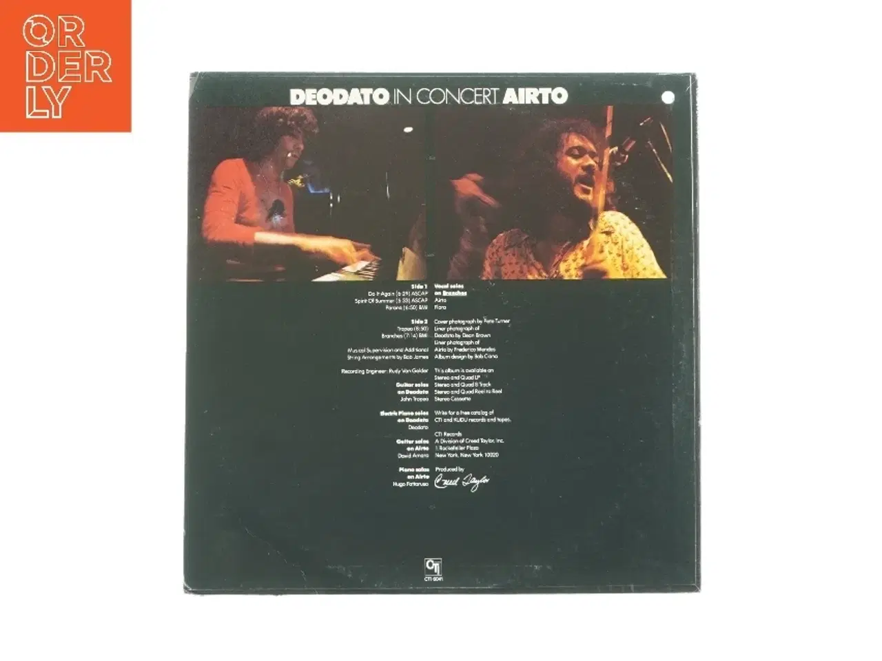 Billede 2 - Deodato in concert airto (LP)