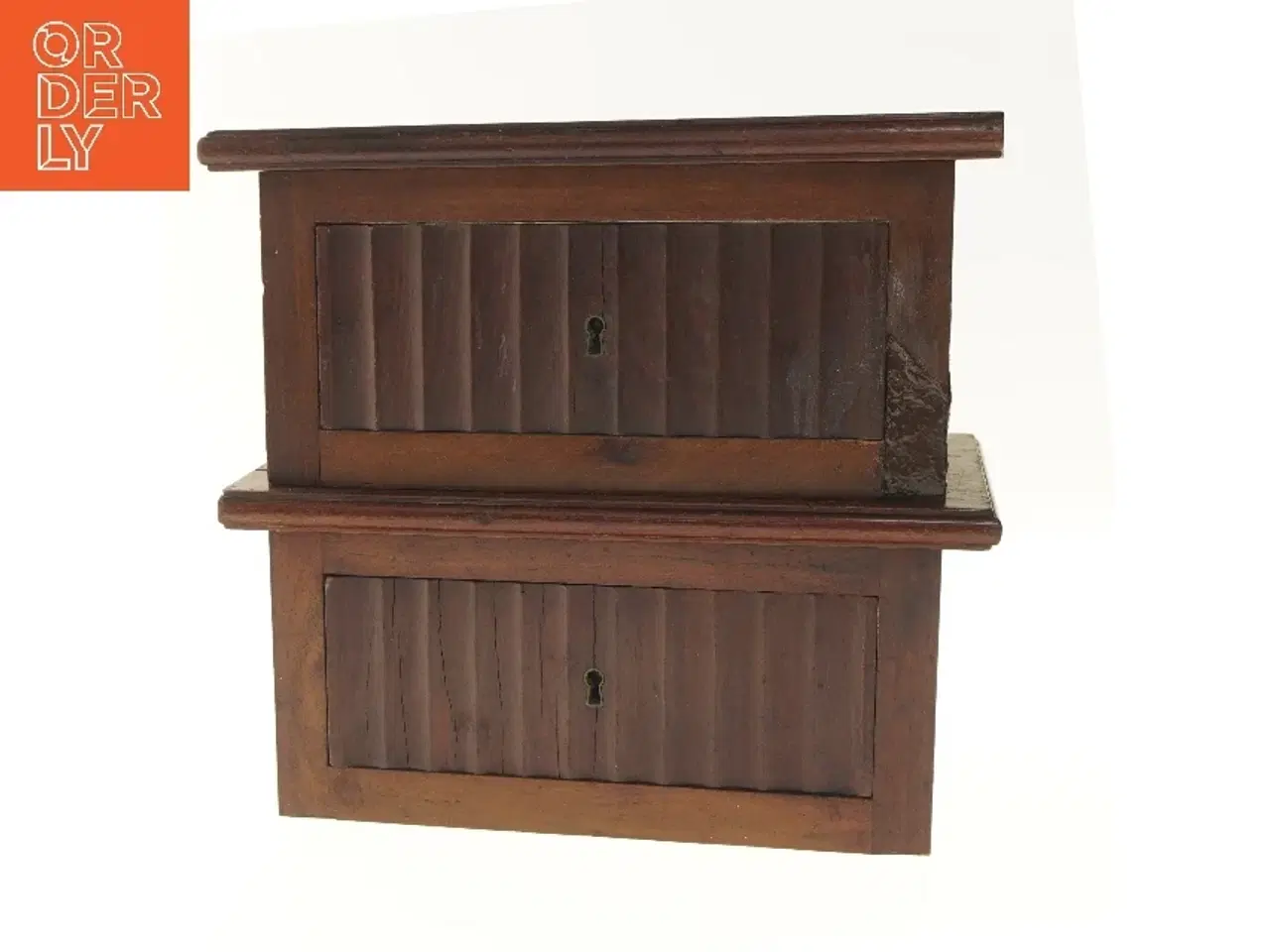 Billede 1 - Træ Sengeborde skuffer (str. 2 stk 36x20,5x16,5 cm)