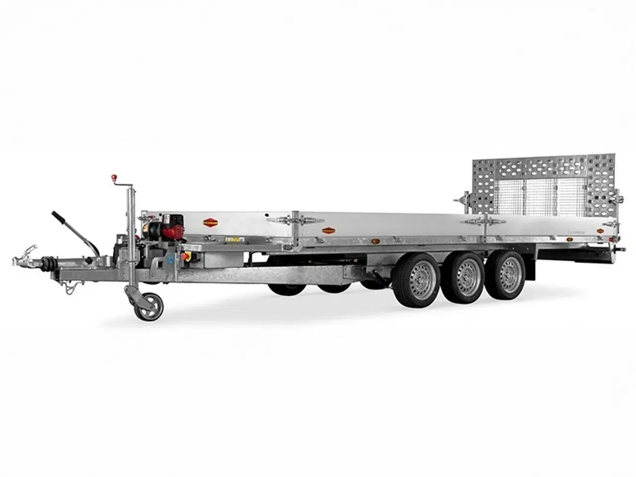 Billede 3 - Böckmann Maskintrailer - tip - Alu bund - LED baglygter