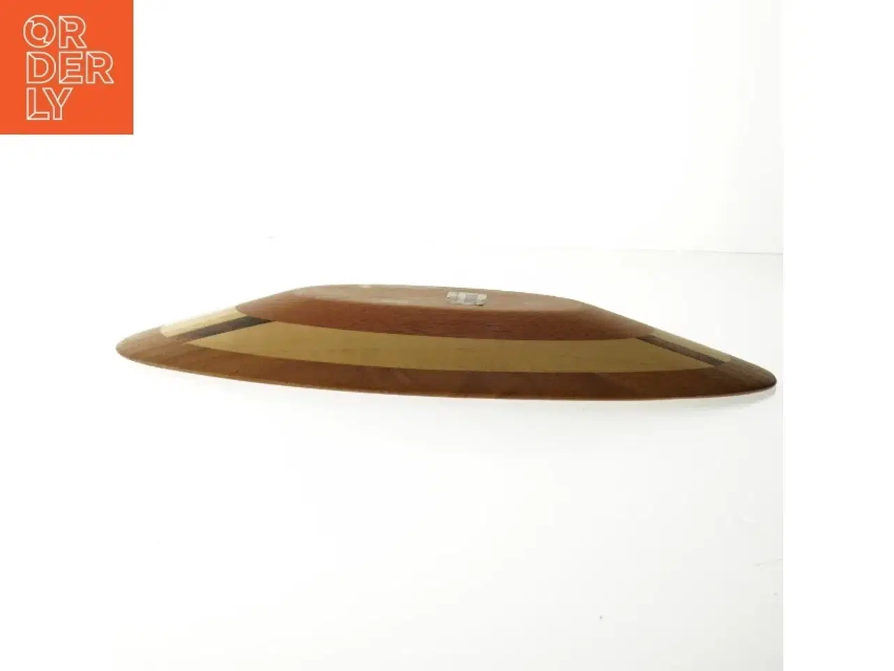Billede 5 - Træfad med dekorative striber (str. 33 x 14 cm)