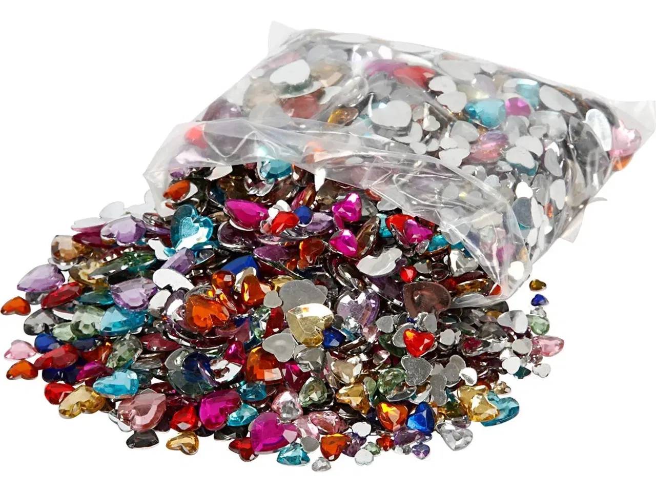 Billede 1 - Ass. Rhinsten 6-14 mm, 2520 stk. til kreative projekter