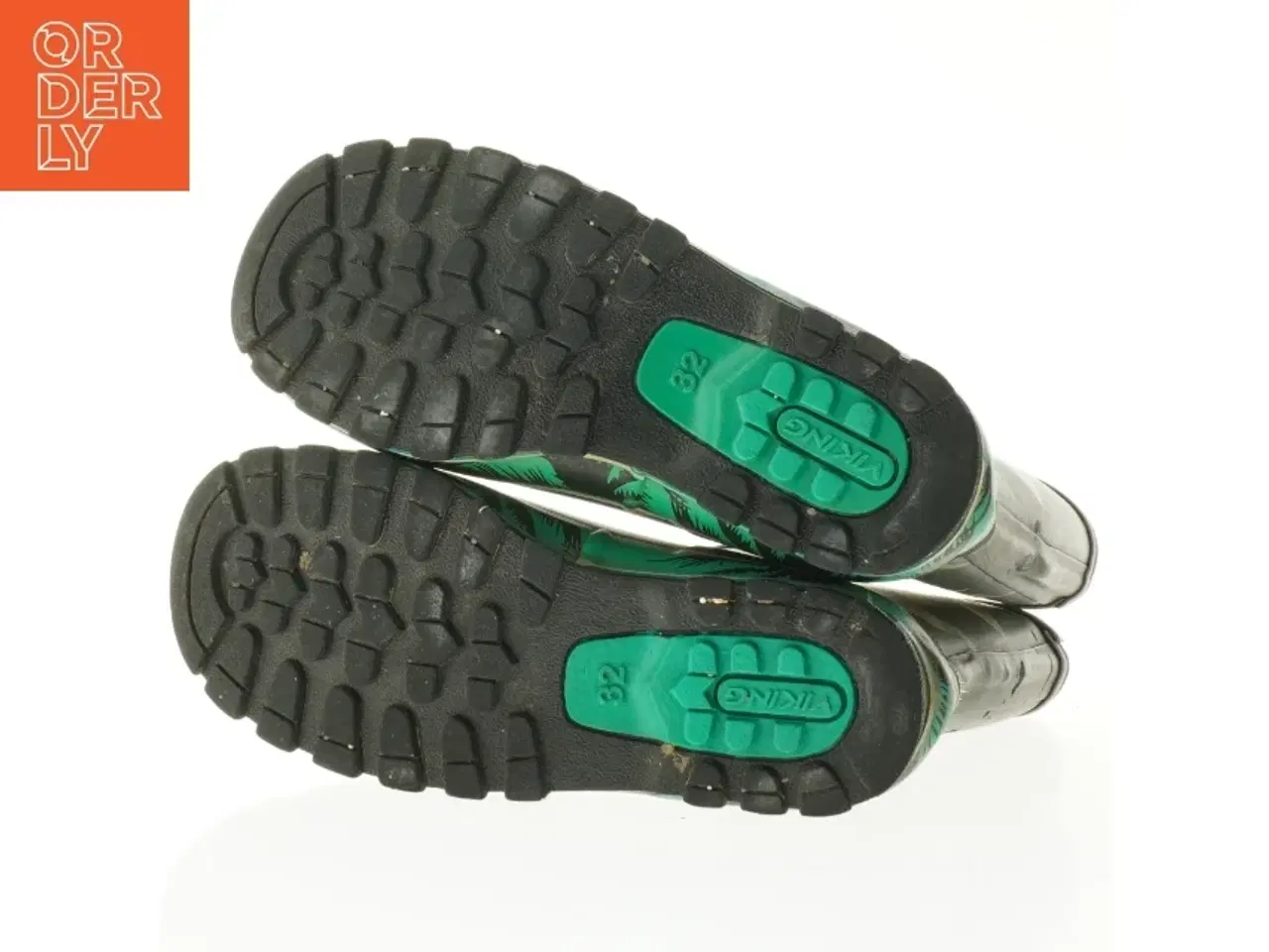 Billede 3 - Børnegummistøvler med hajmotiv fra Viking (str. 32)