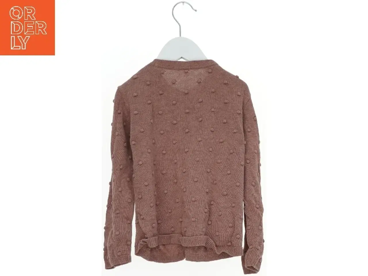 Billede 2 - Brun cardigan med knapper fra H&M (str. 104)