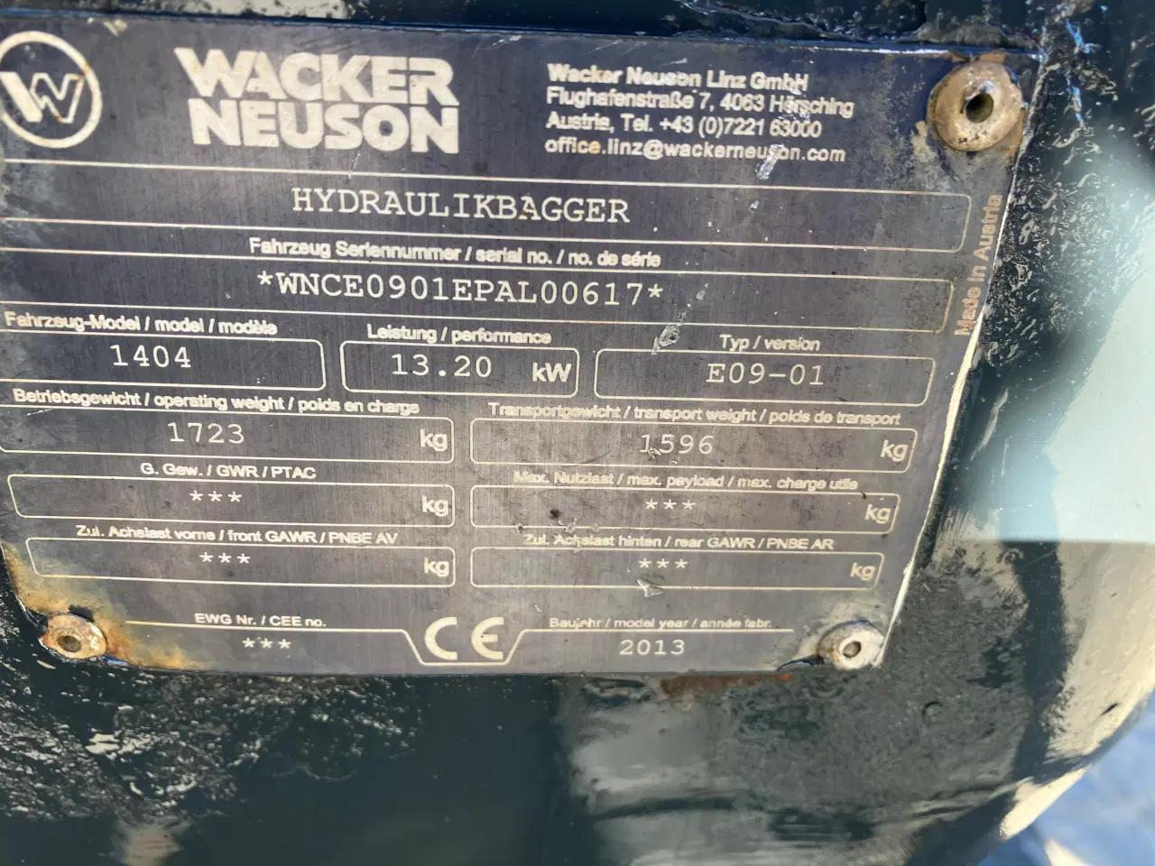 Billede 7 - Wacker Neuson 1650 kg 3200 timer