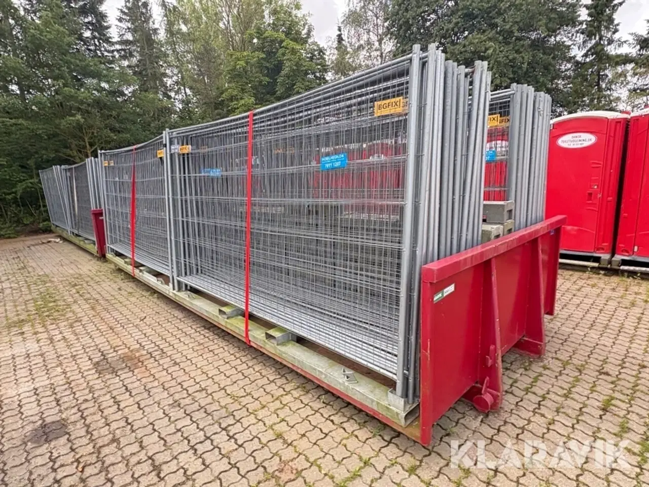 Billede 3 - Wirehejs lad med byggeplads hegn Sj Gruppen 100 styk