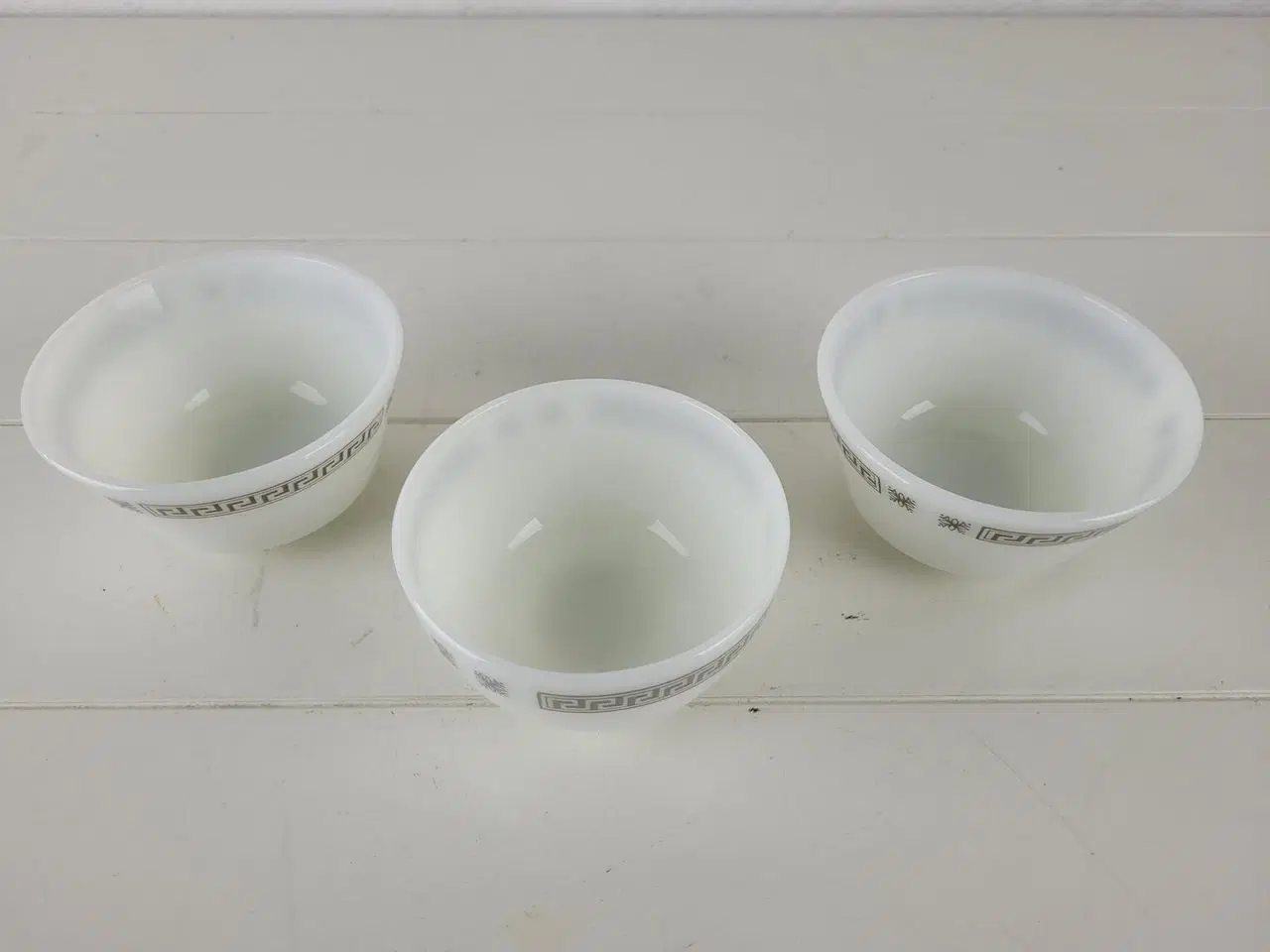 Billede 3 - 3 små JAJ Pyrex skåle med sjælden mønster