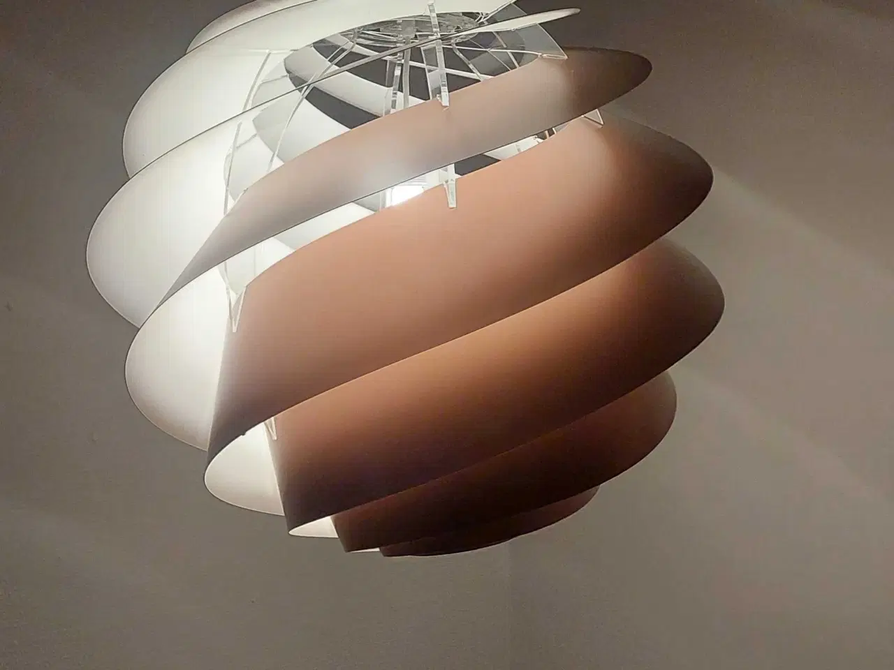 Billede 4 - Le klint lampe I kobber Swirl nr 3 ø 60  