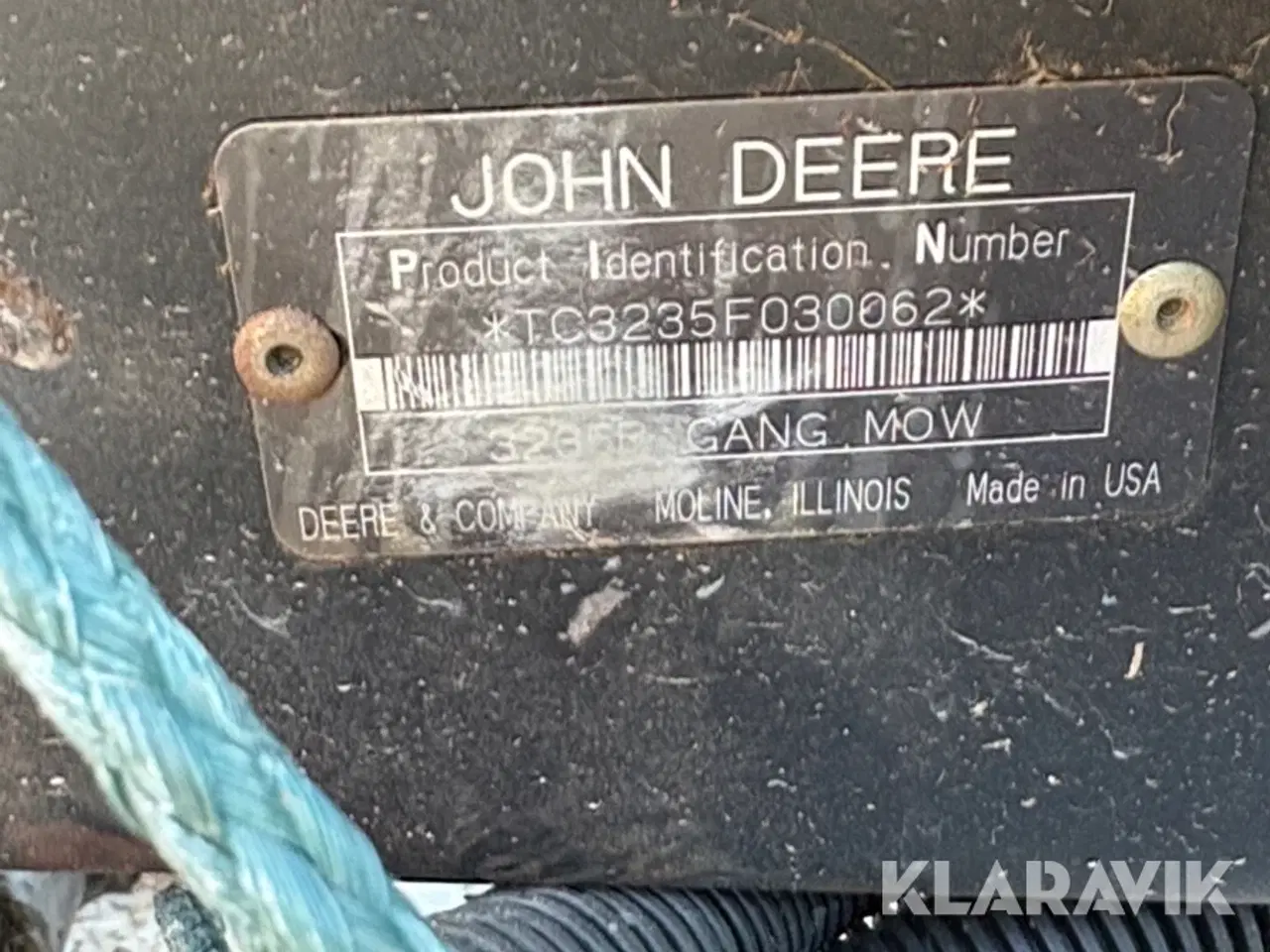 Billede 3 - Græsslåmaskine John Deere 3235B