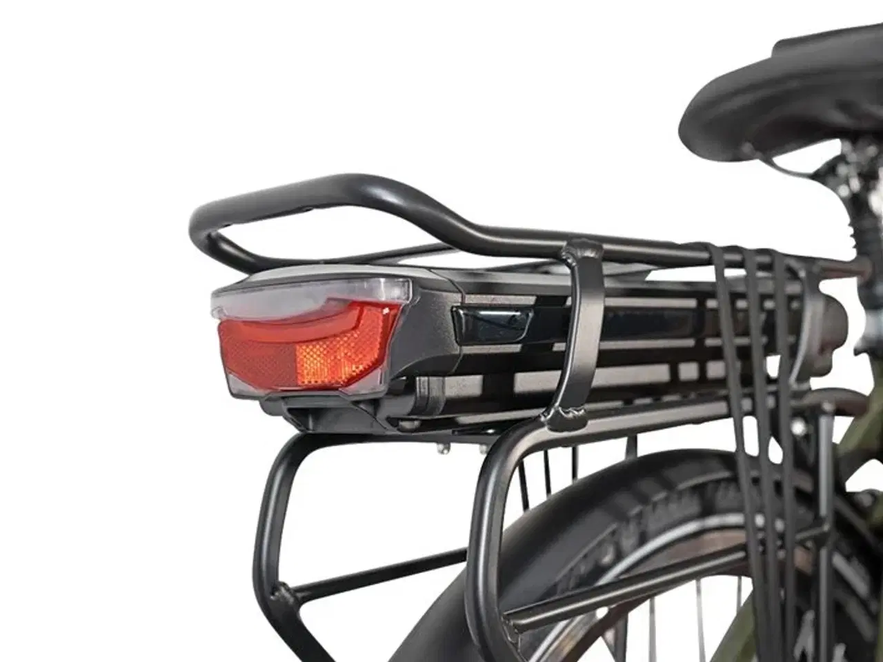 Billede 4 - Lindebjerg 28'' Elcykel Center Long Range H - Mat Grøn