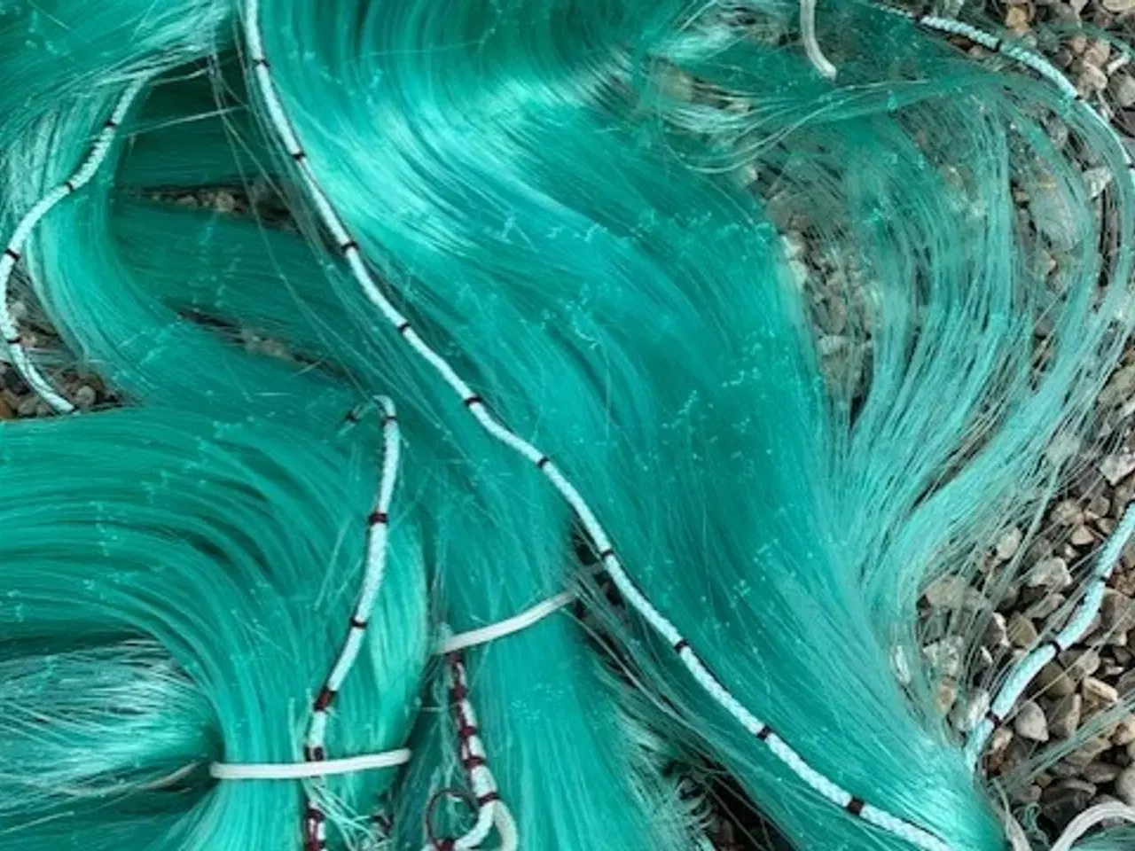 Billede 4 - 100% Håndsyet Lakse/Ørredgarn med 50mm eller 65mm 