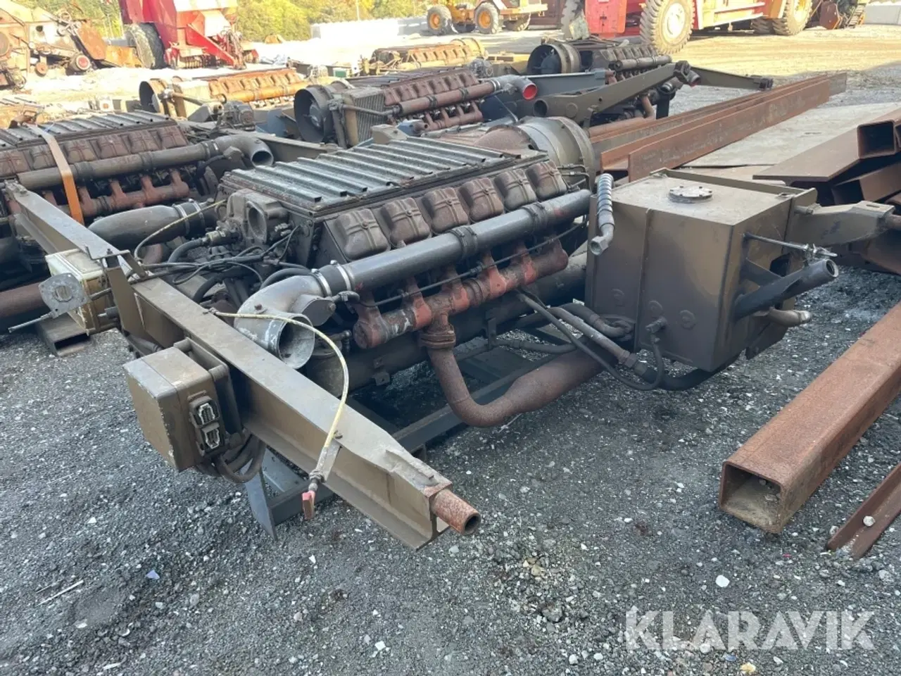 Billede 1 - Tog motor Deutz 12cyllinder