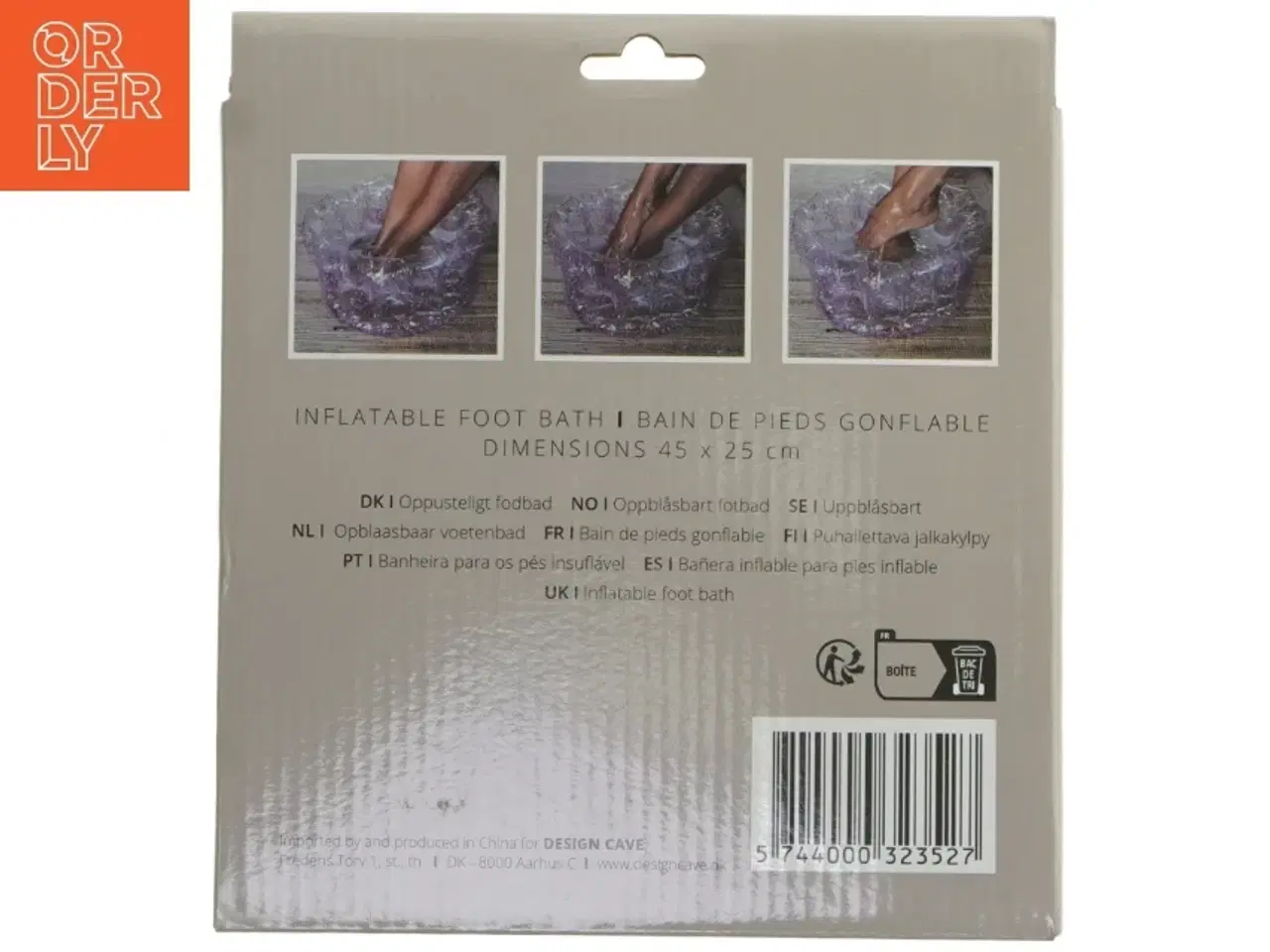 Billede 3 - Oppustelig fodbad (str. 45x25 cm)